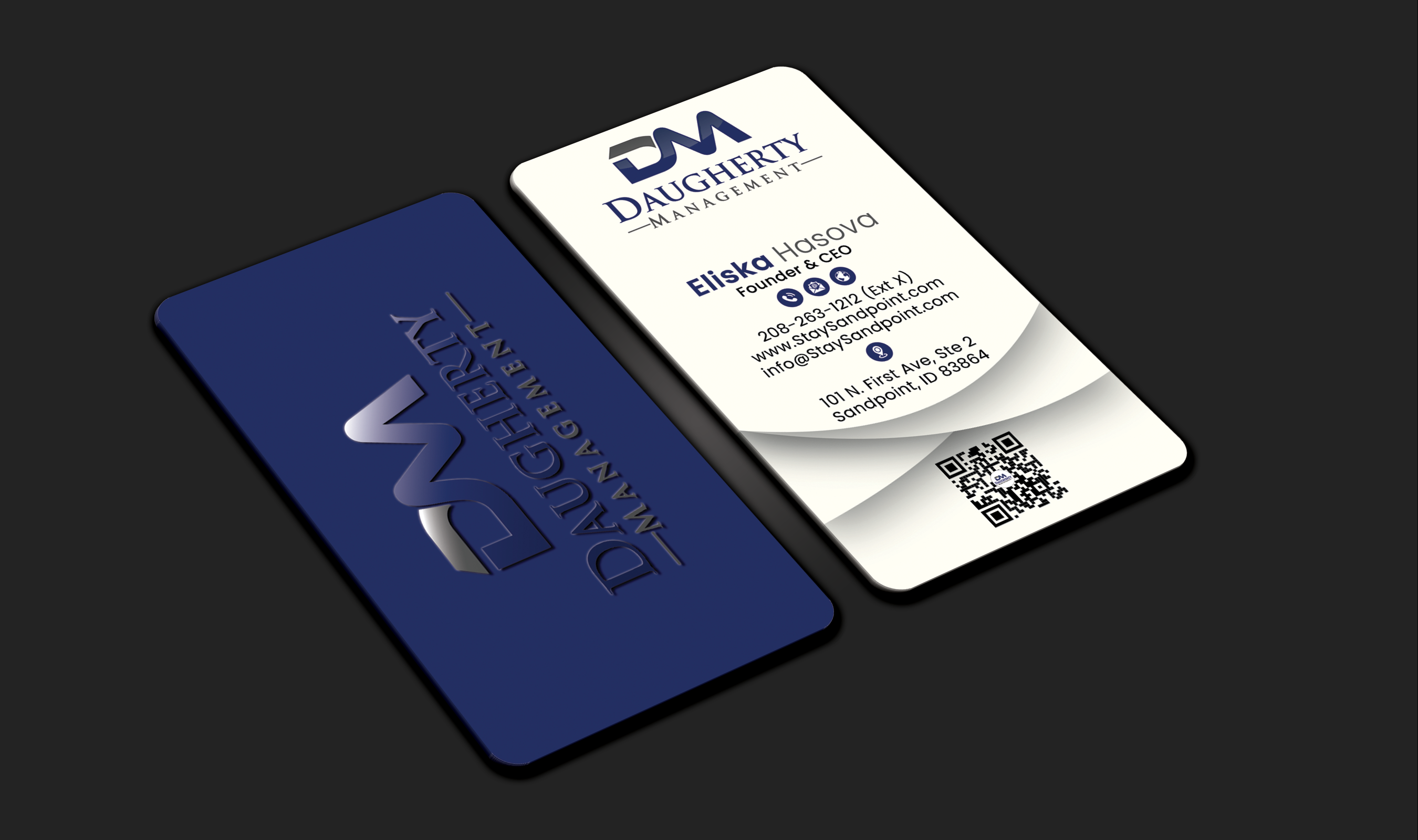 Business Card Design by DesignerShahadat for Daugherty Management LLC | Design #34234798