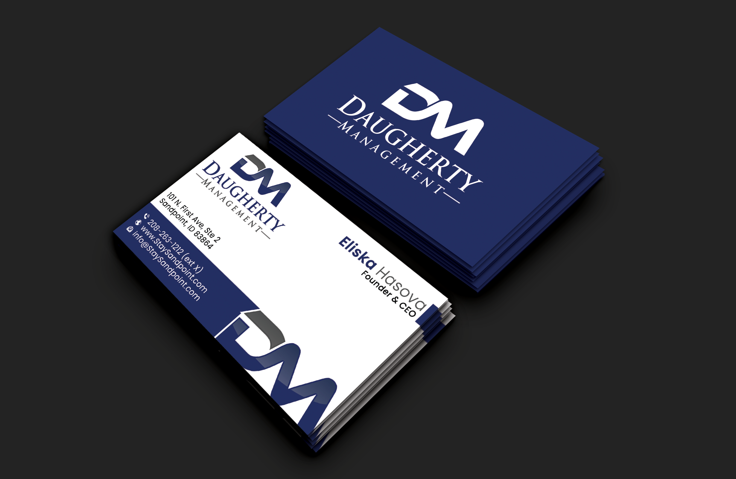 Business Card Design by DesignerShahadat for Daugherty Management LLC | Design #34234804