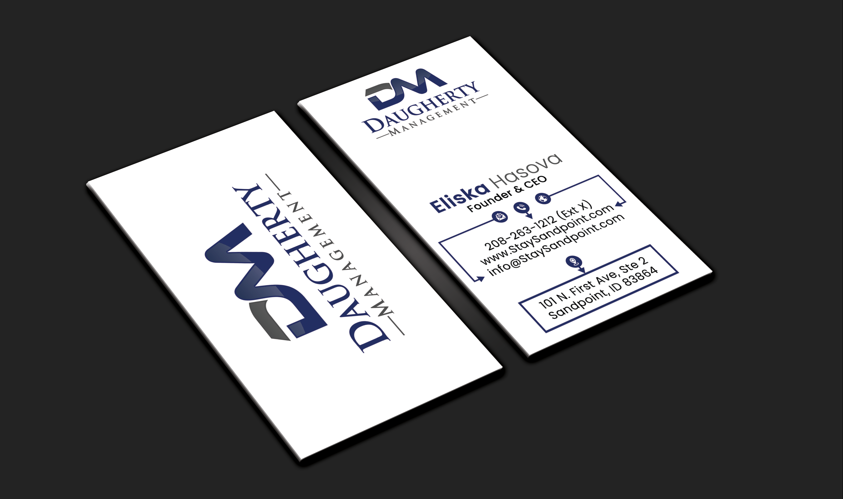 Business Card Design by DesignerShahadat for Daugherty Management LLC | Design #34234805