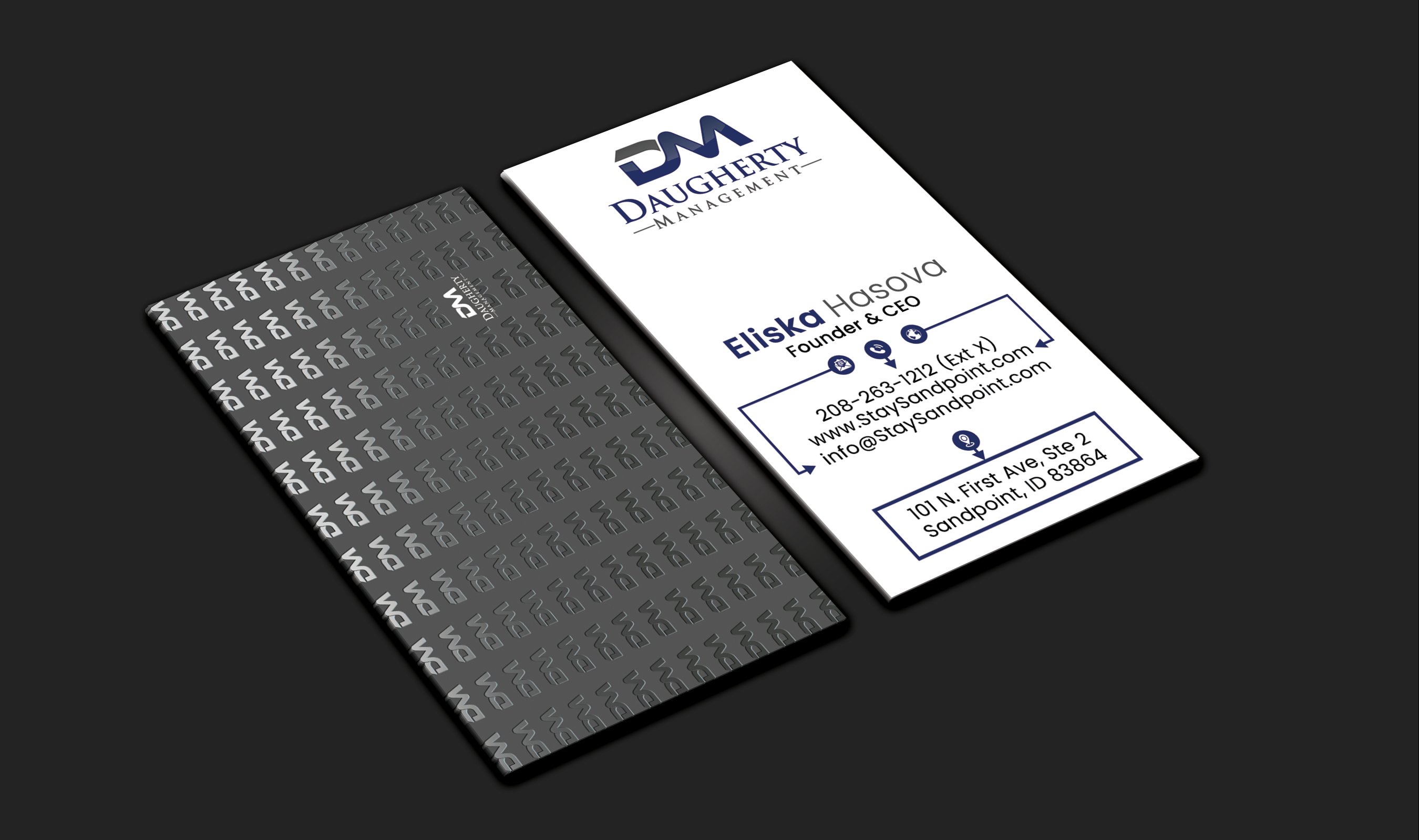 Business Card Design by DesignerShahadat for Daugherty Management LLC | Design #34234811