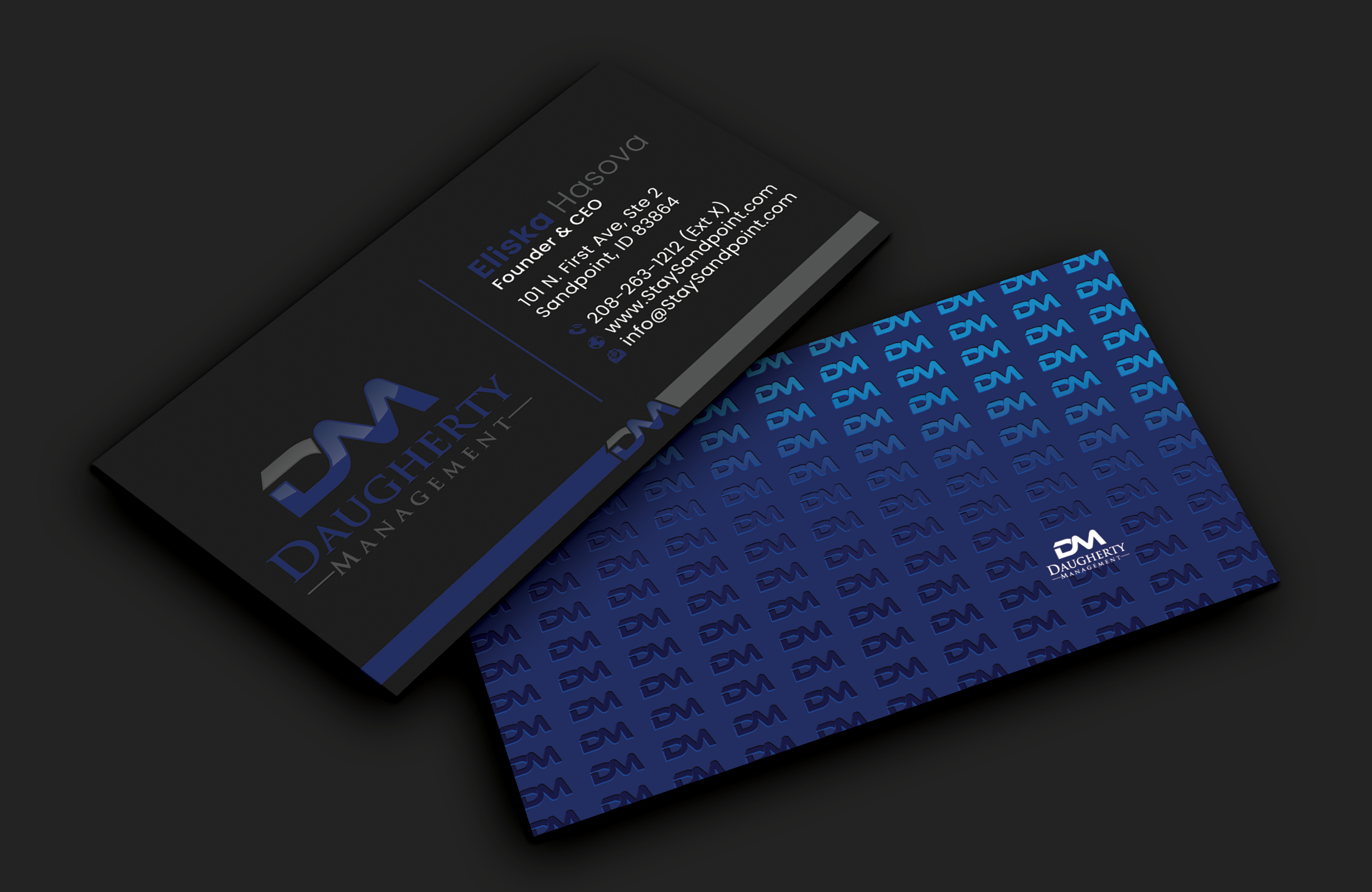 Business Card Design by DesignerShahadat for Daugherty Management LLC | Design #34238042