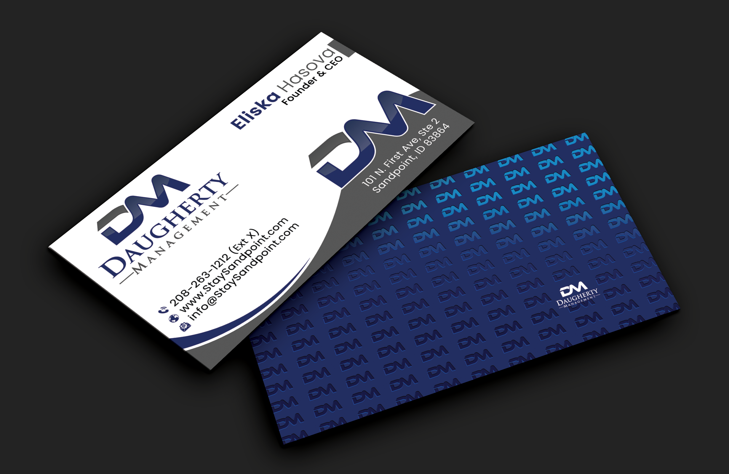 Business Card Design by DesignerShahadat for Daugherty Management LLC | Design #34238053