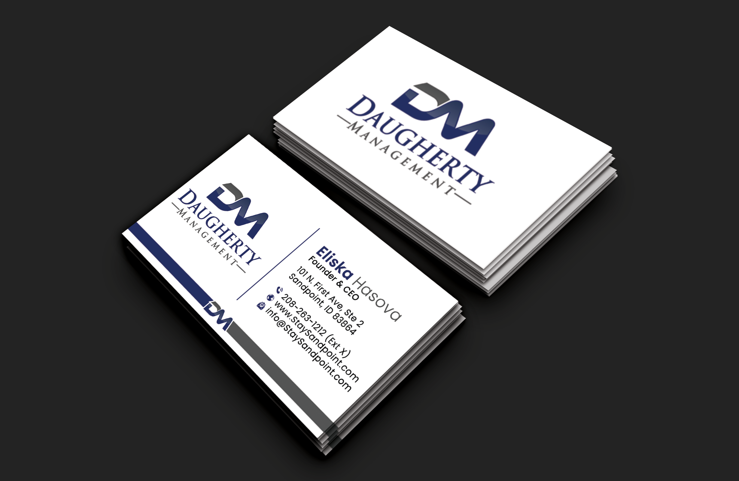 Business Card Design by DesignerShahadat for Daugherty Management LLC | Design #34238055