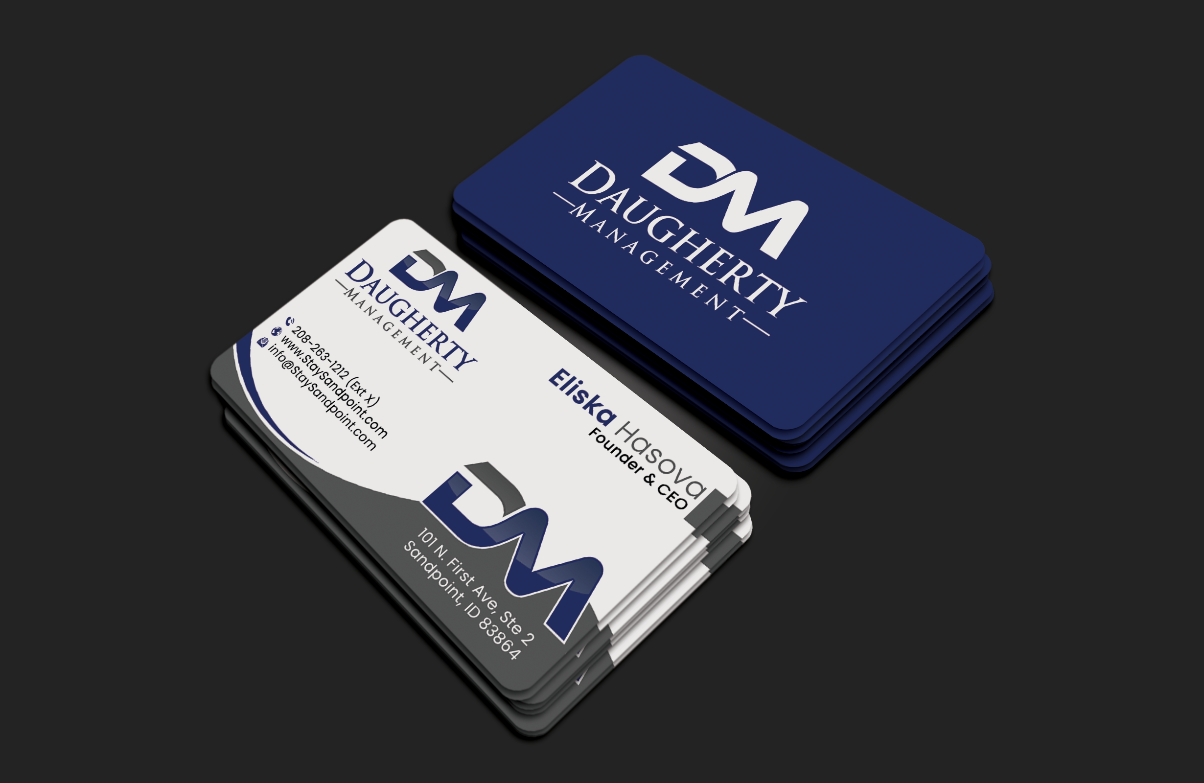 Business Card Design by DesignerShahadat for Daugherty Management LLC | Design #34238058