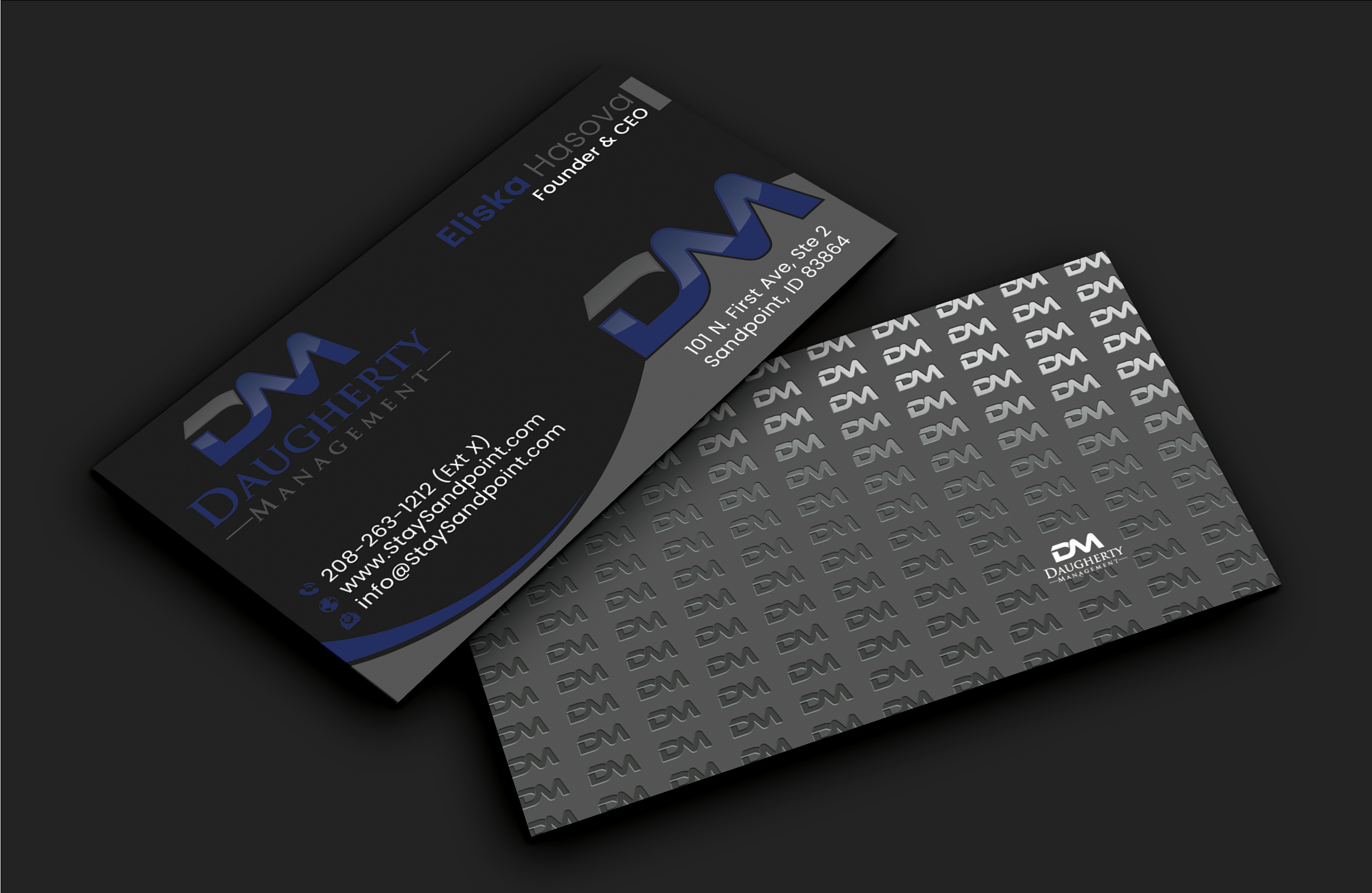 Business Card Design by DesignerShahadat for Daugherty Management LLC | Design #34238060
