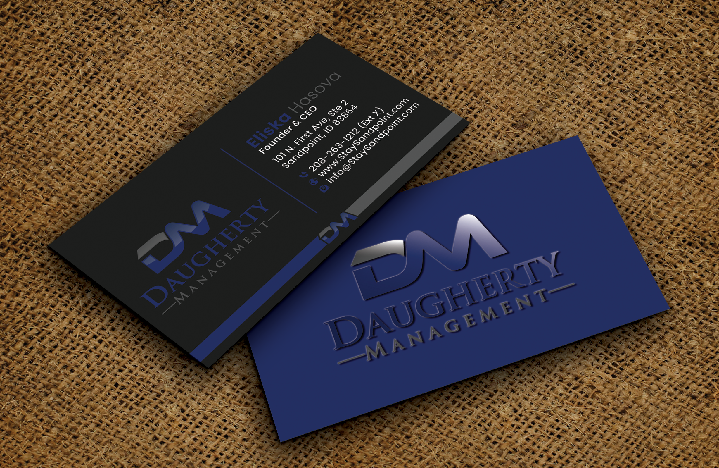 Business Card Design by DesignerShahadat for Daugherty Management LLC | Design #34238062