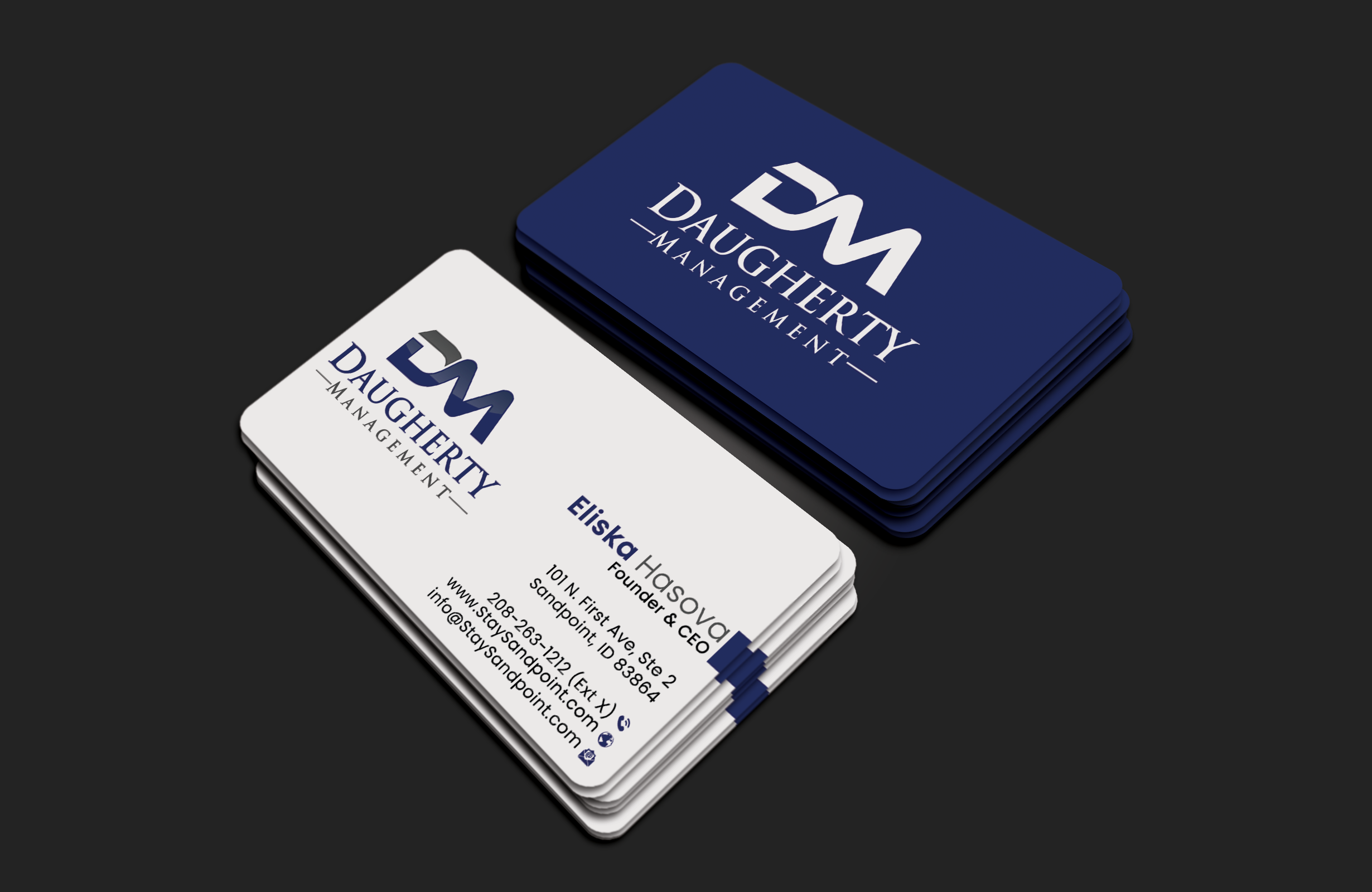 Business Card Design by DesignerShahadat for Daugherty Management LLC | Design #34238064