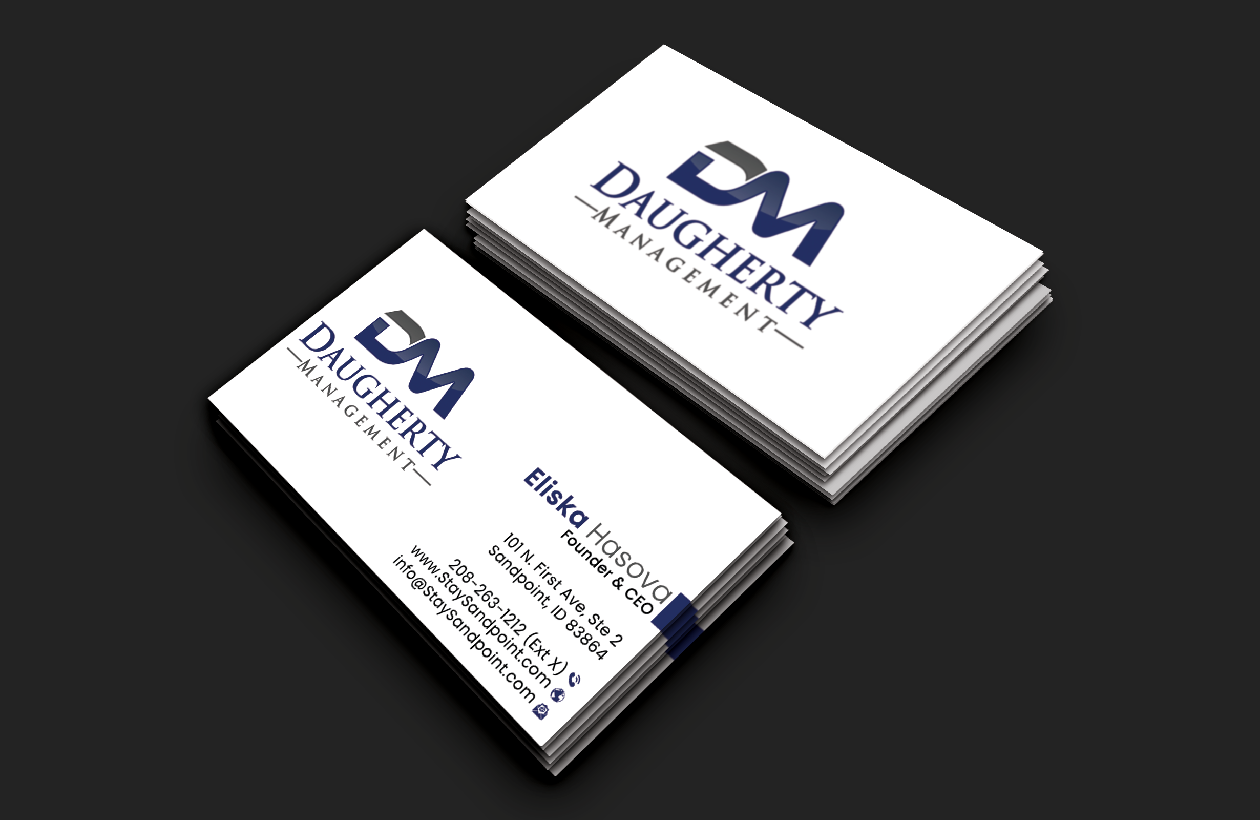 Business Card Design by DesignerShahadat for Daugherty Management LLC | Design #34238065