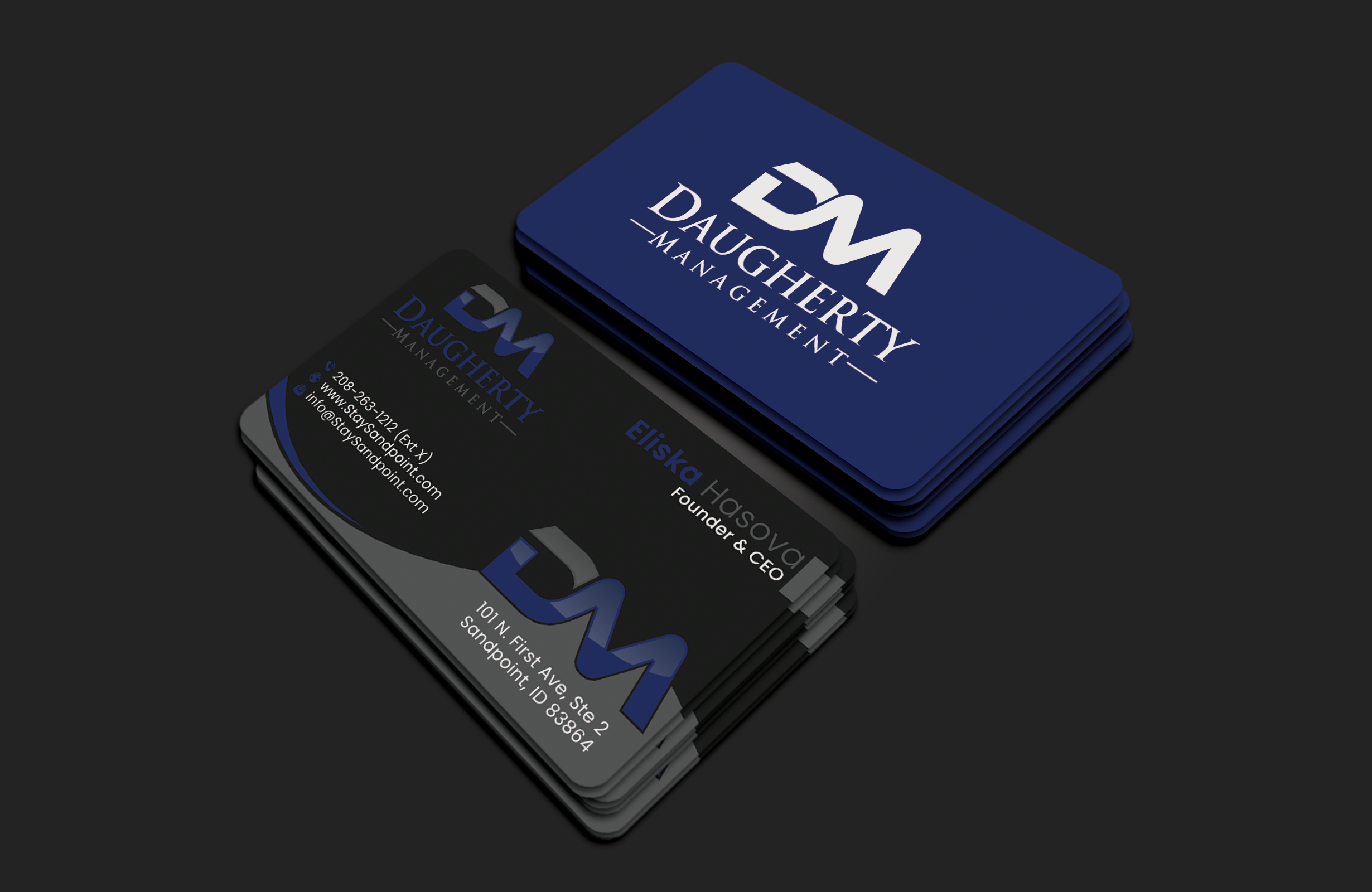 Business Card Design by DesignerShahadat for Daugherty Management LLC | Design #34238072