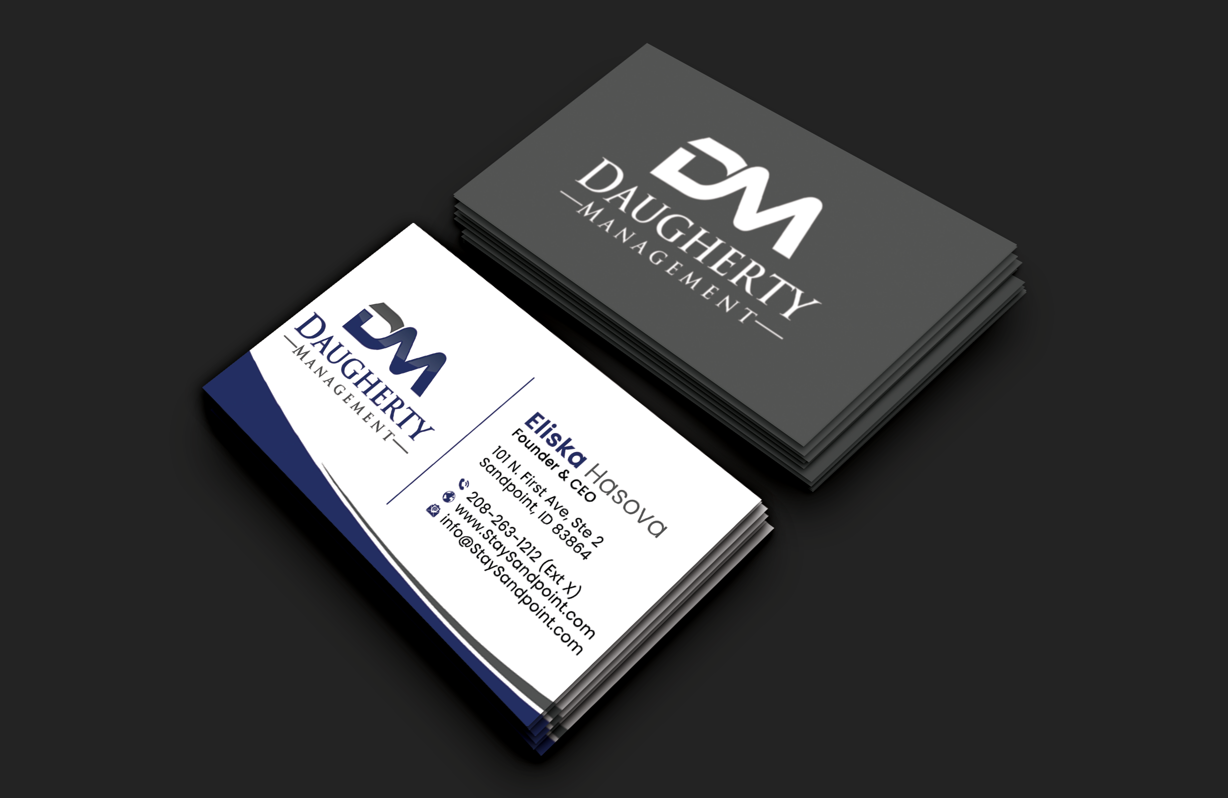 Business Card Design by DesignerShahadat for Daugherty Management LLC | Design #34238418