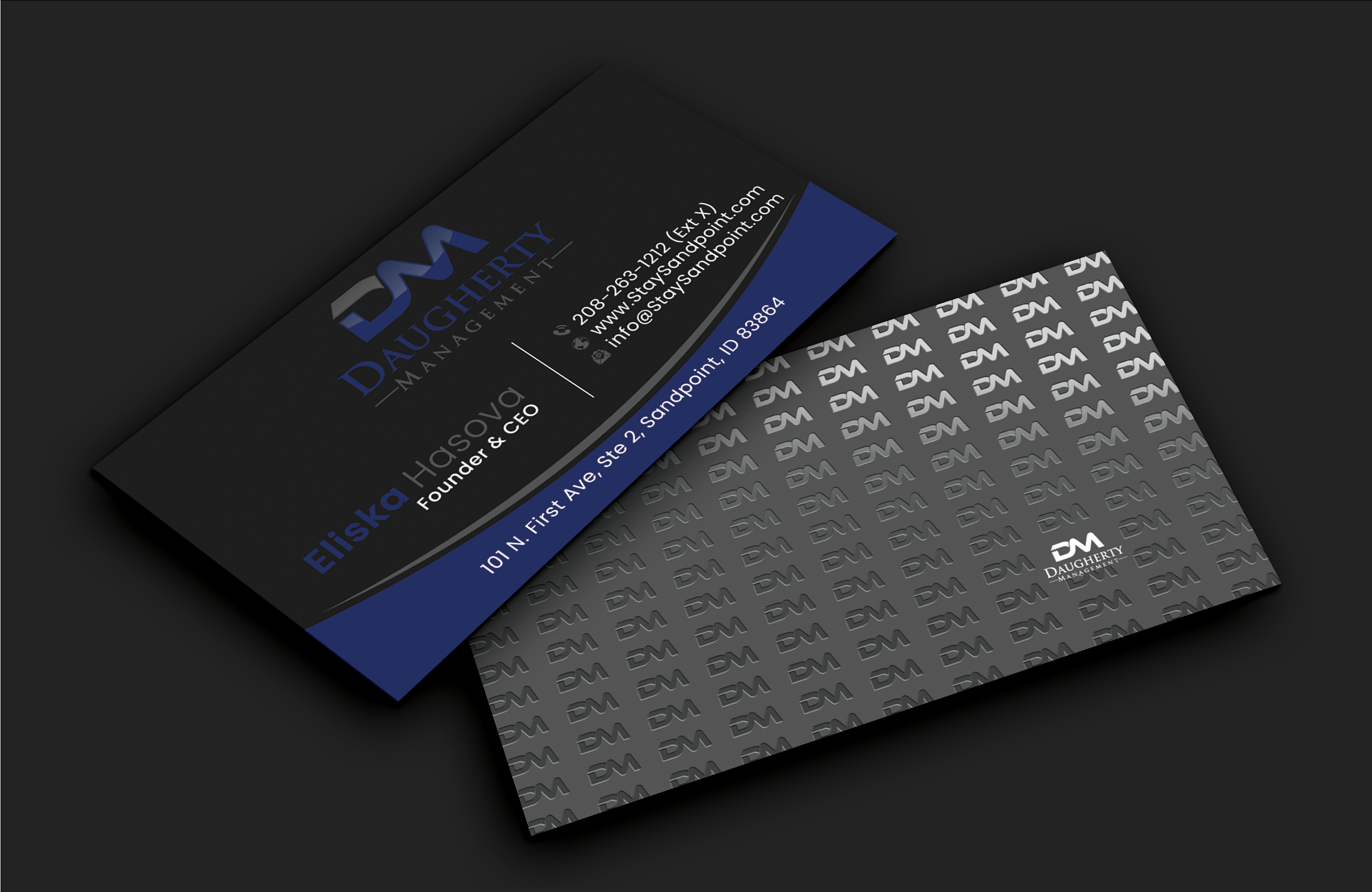 Business Card Design by DesignerShahadat for Daugherty Management LLC | Design #34238419