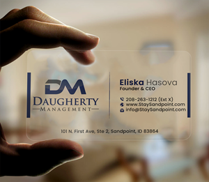 Business Card Design by DesignerShahadat for Daugherty Management LLC | Design: #34238420