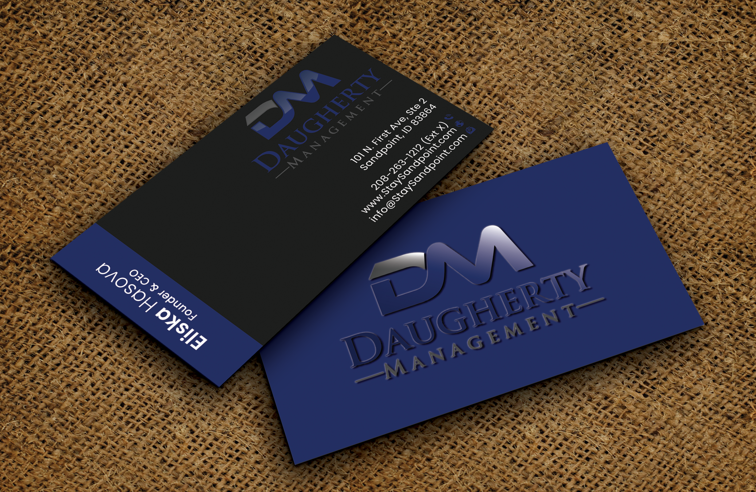 Business Card Design by DesignerShahadat for Daugherty Management LLC | Design #34238421