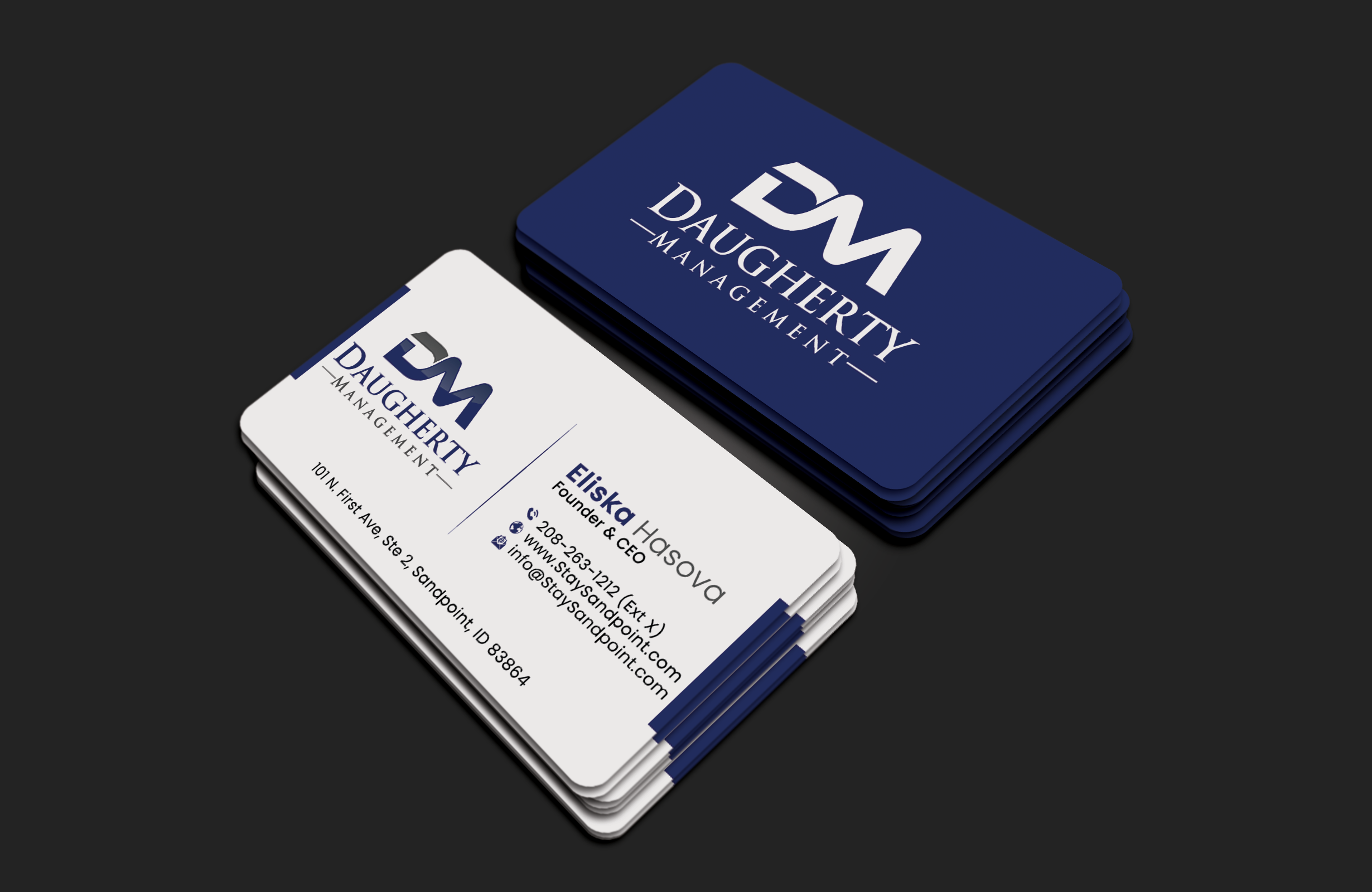 Business Card Design by DesignerShahadat for Daugherty Management LLC | Design #34238423