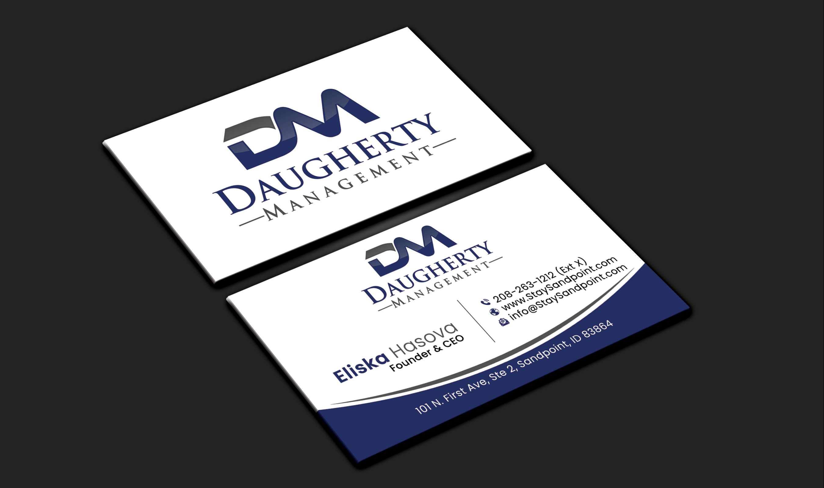 Business Card Design by DesignerShahadat for Daugherty Management LLC | Design #34238425
