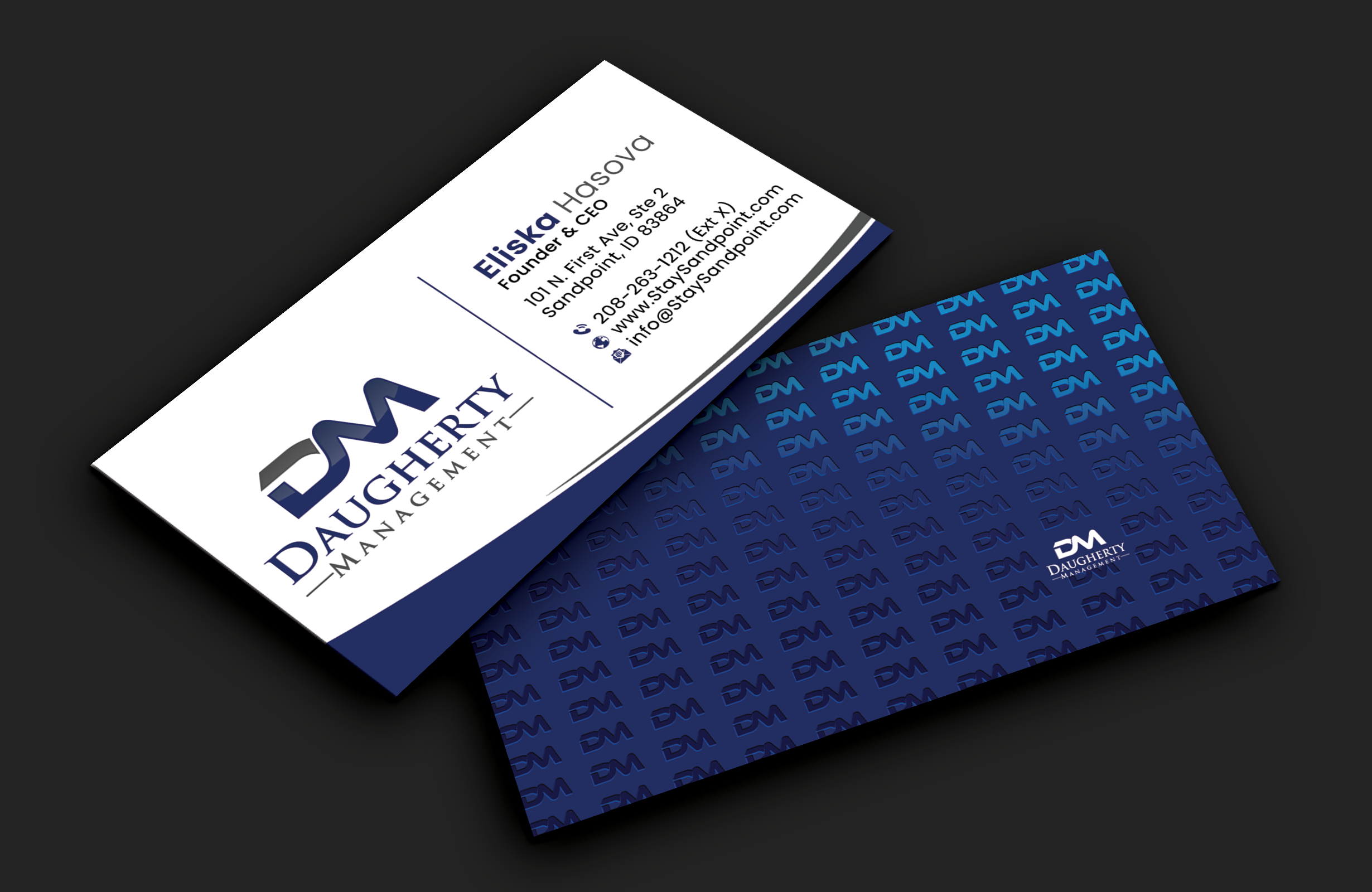 Business Card Design by DesignerShahadat for Daugherty Management LLC | Design #34238432
