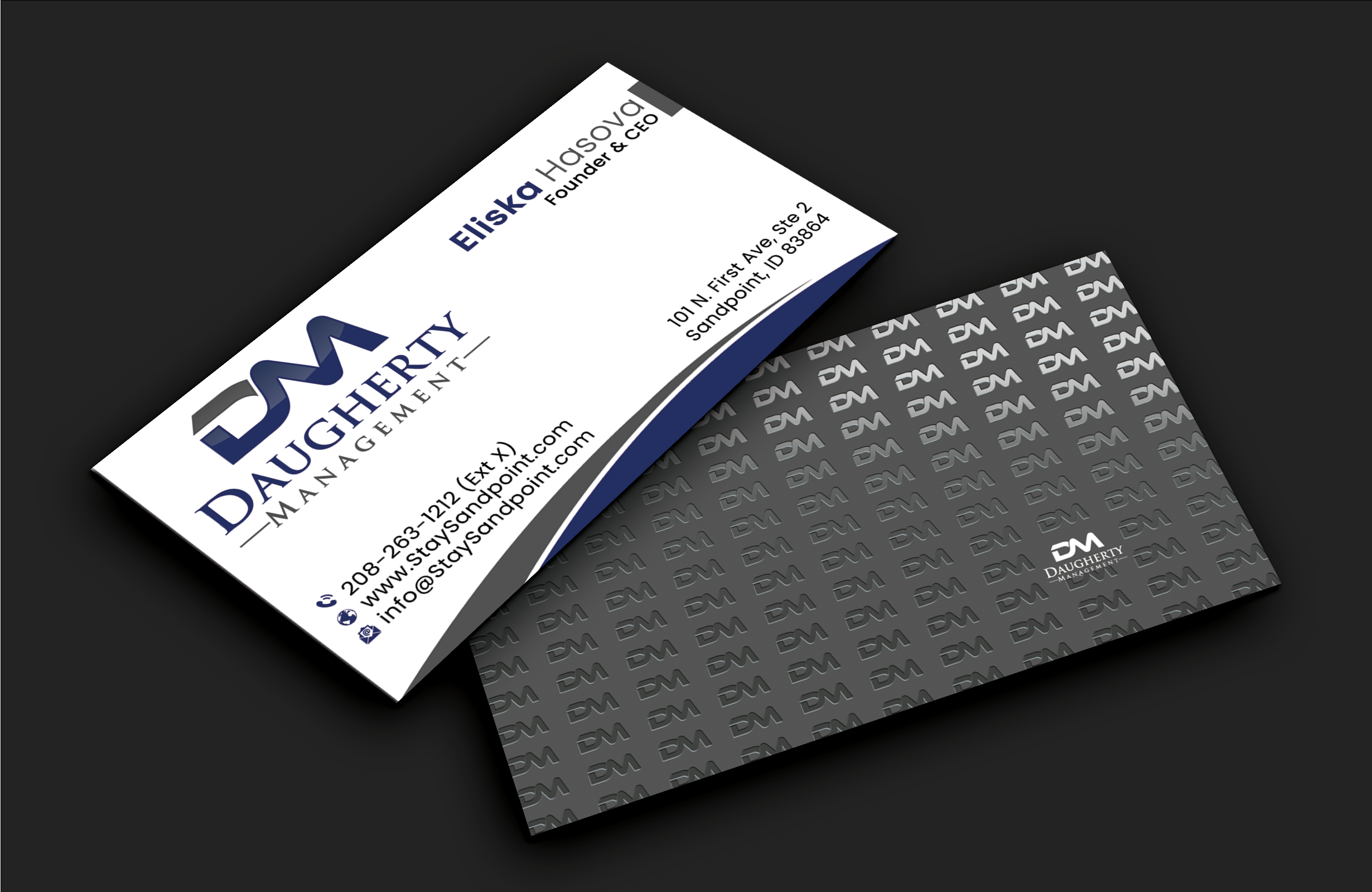 Business Card Design by DesignerShahadat for Daugherty Management LLC | Design #34238433