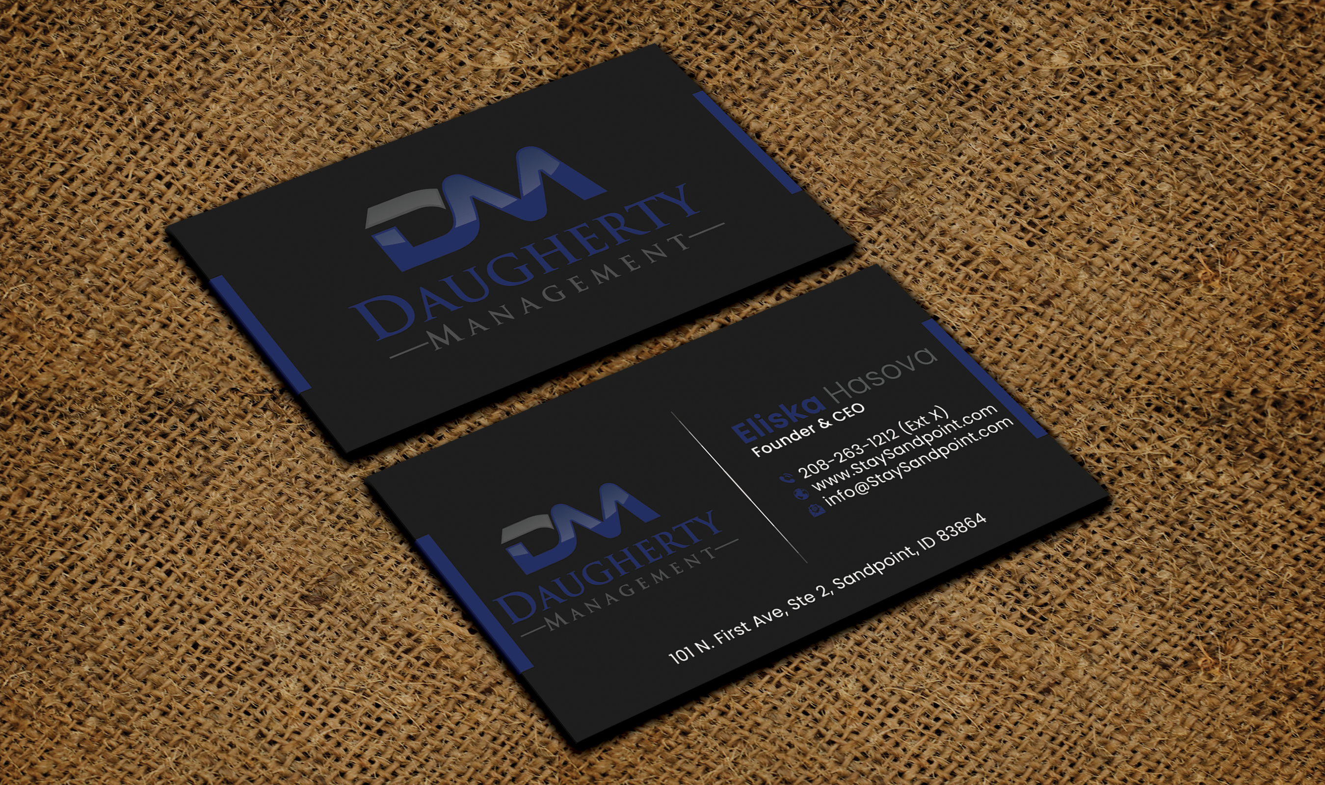 Business Card Design by DesignerShahadat for Daugherty Management LLC | Design #34238434