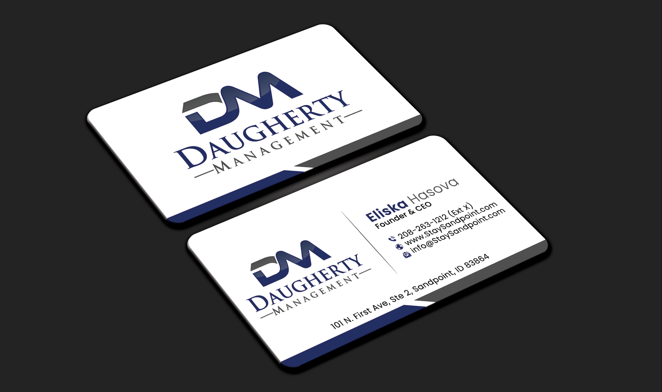 Business Card Design by DesignerShahadat for Daugherty Management LLC | Design #34238440