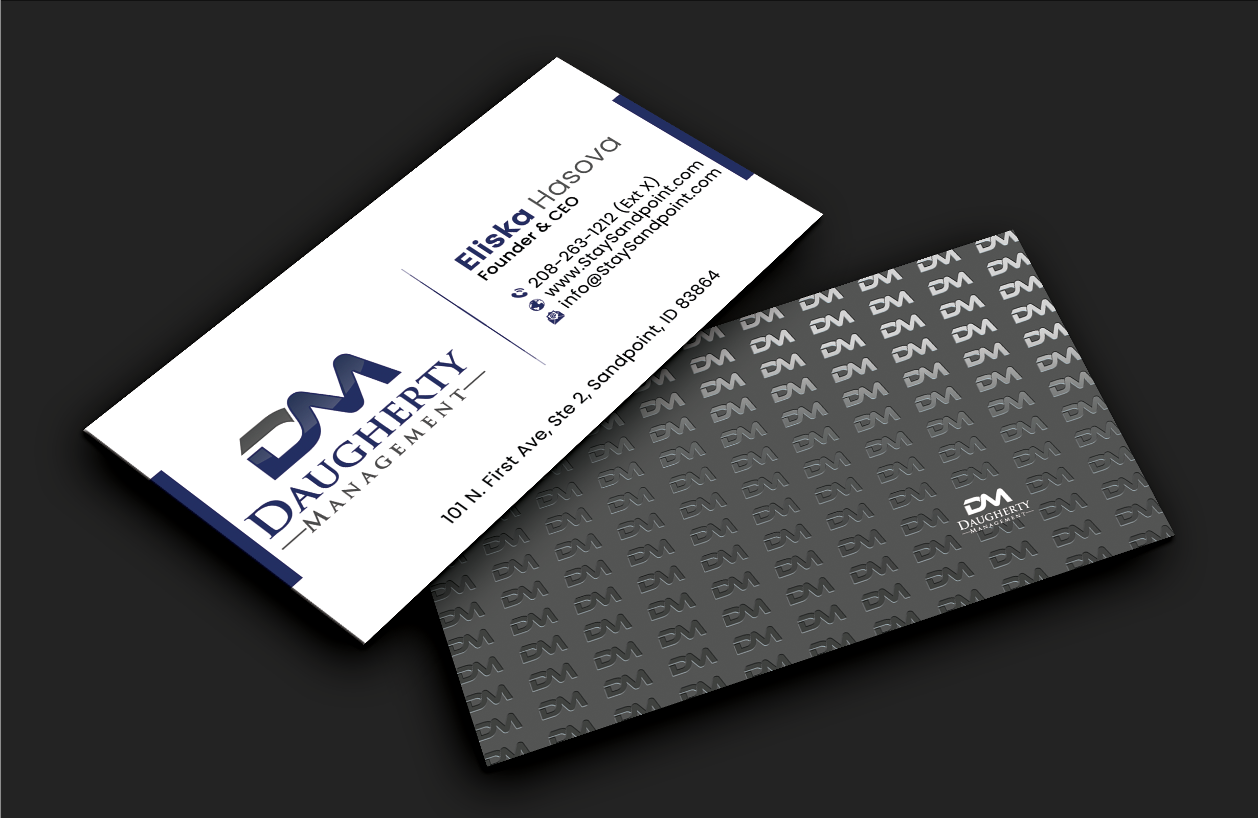 Diseño de Tarjeta de Presentación por DesignerShahadat para Daugherty Management LLC | Diseño #34238452