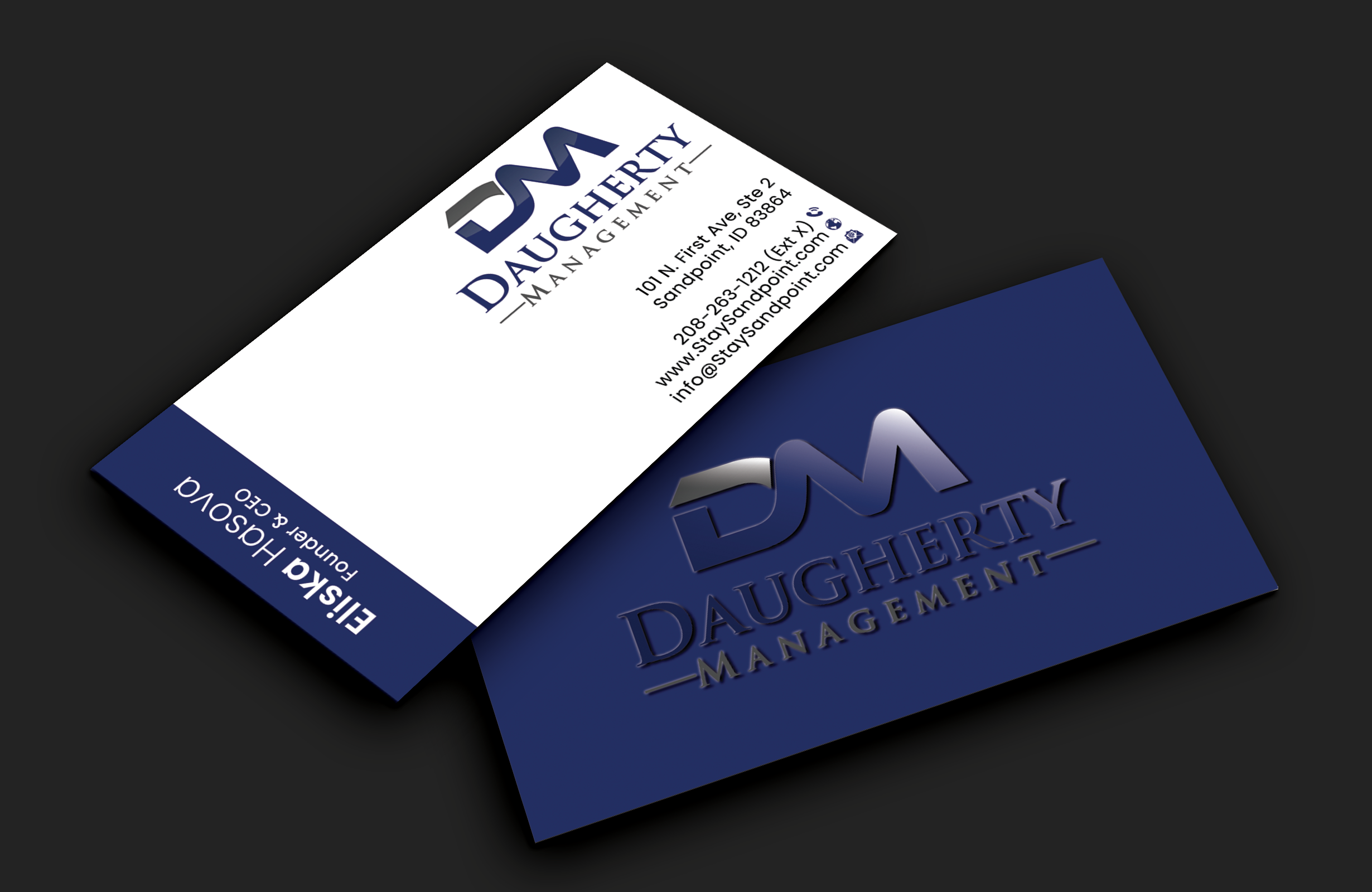 Business Card Design by DesignerShahadat for Daugherty Management LLC | Design #34238453