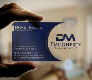 Business Card Design by DesignerShahadat for Daugherty Management LLC | Design: #34238685