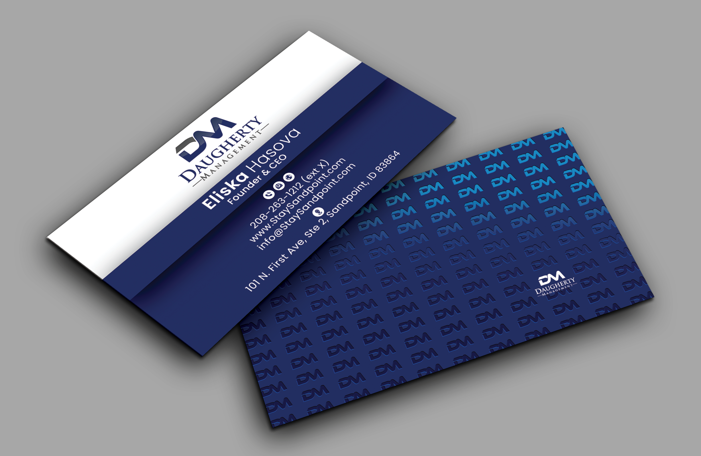 Business Card Design by DesignerShahadat for Daugherty Management LLC | Design #34238686