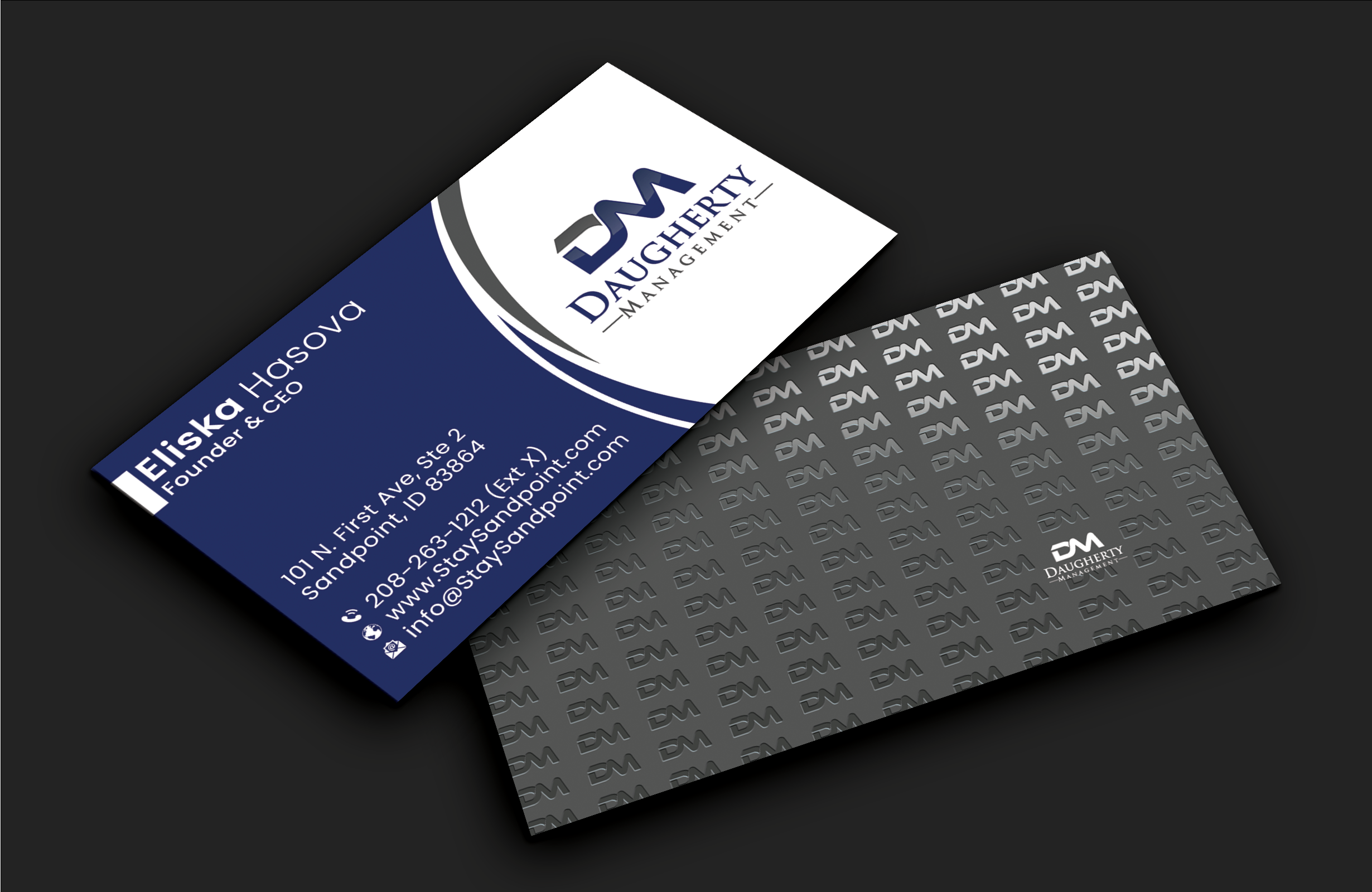 Business Card Design by DesignerShahadat for Daugherty Management LLC | Design #34238690
