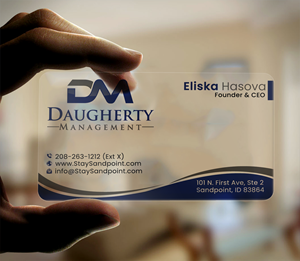 Business Card Design by DesignerShahadat for Daugherty Management LLC | Design: #34238691
