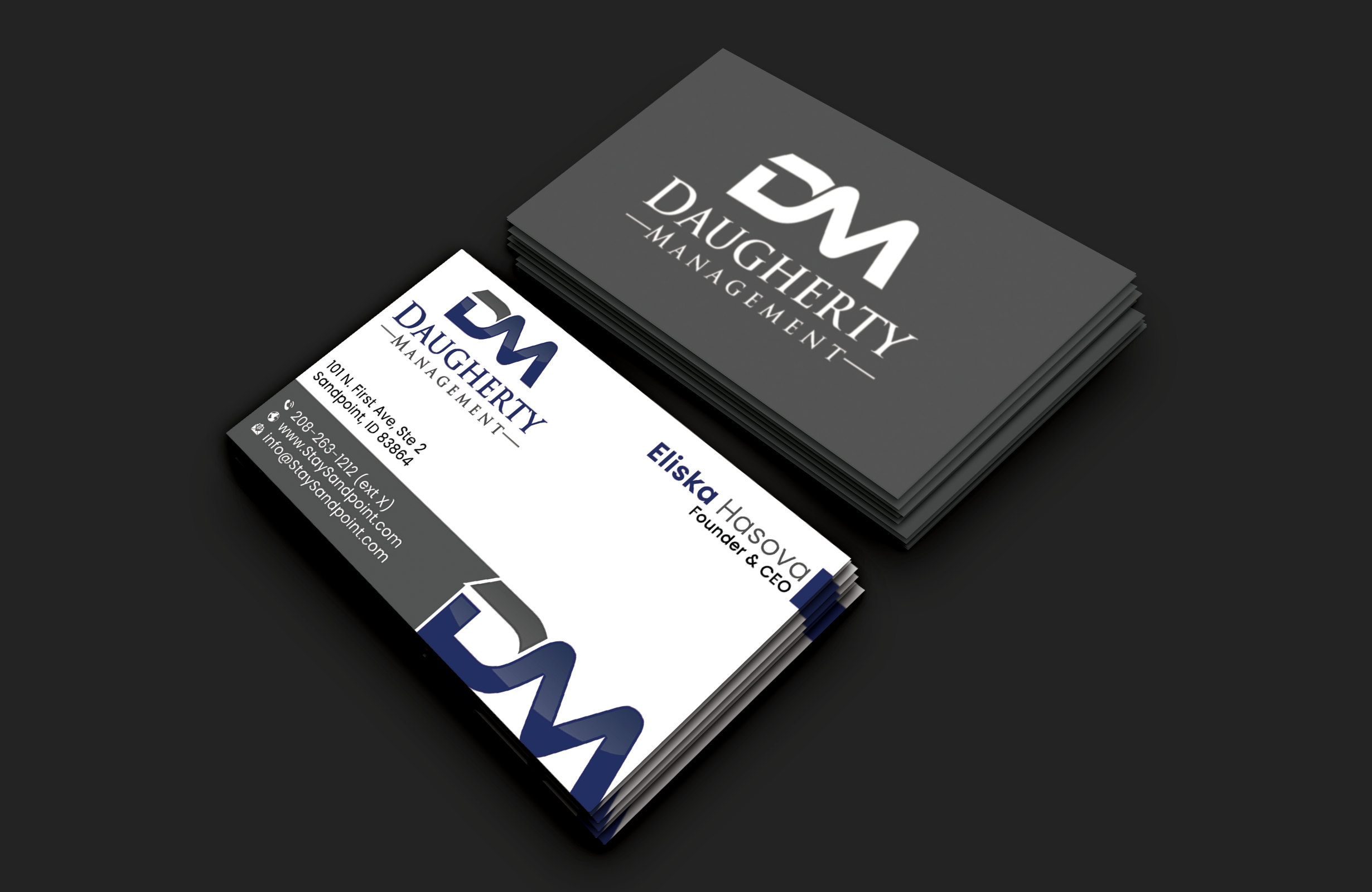 Business Card Design by DesignerShahadat for Daugherty Management LLC | Design #34238692