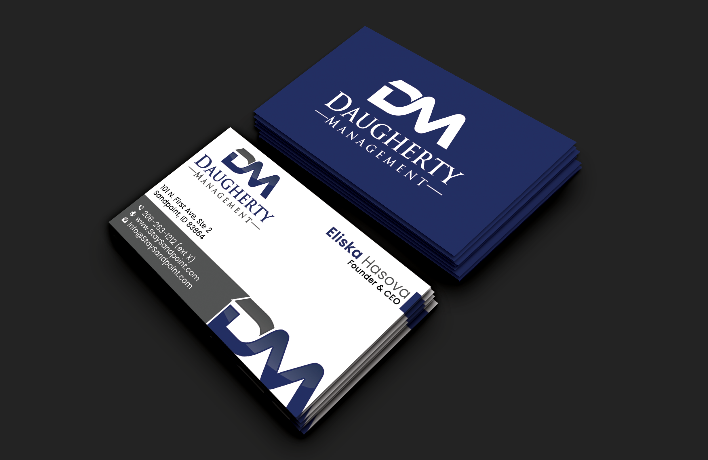 Business Card Design by DesignerShahadat for Daugherty Management LLC | Design #34238693