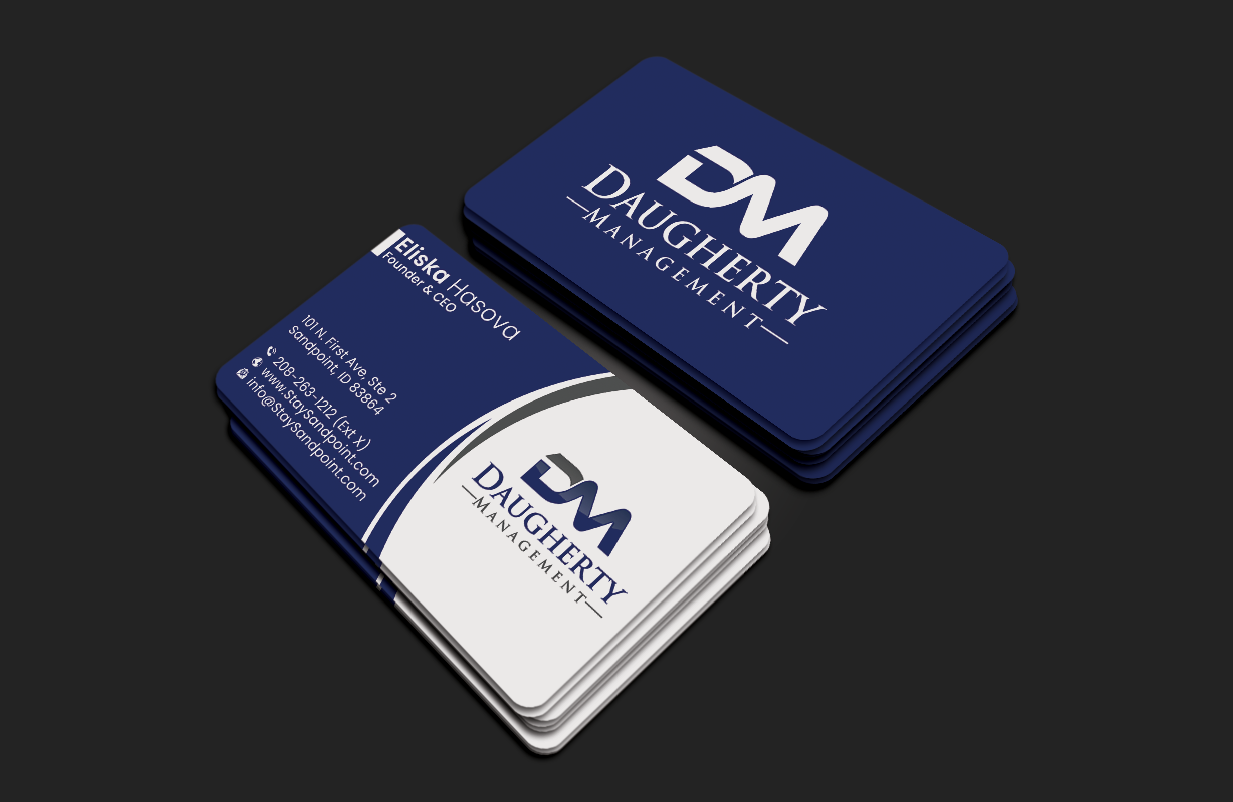 Business Card Design by DesignerShahadat for Daugherty Management LLC | Design #34238694