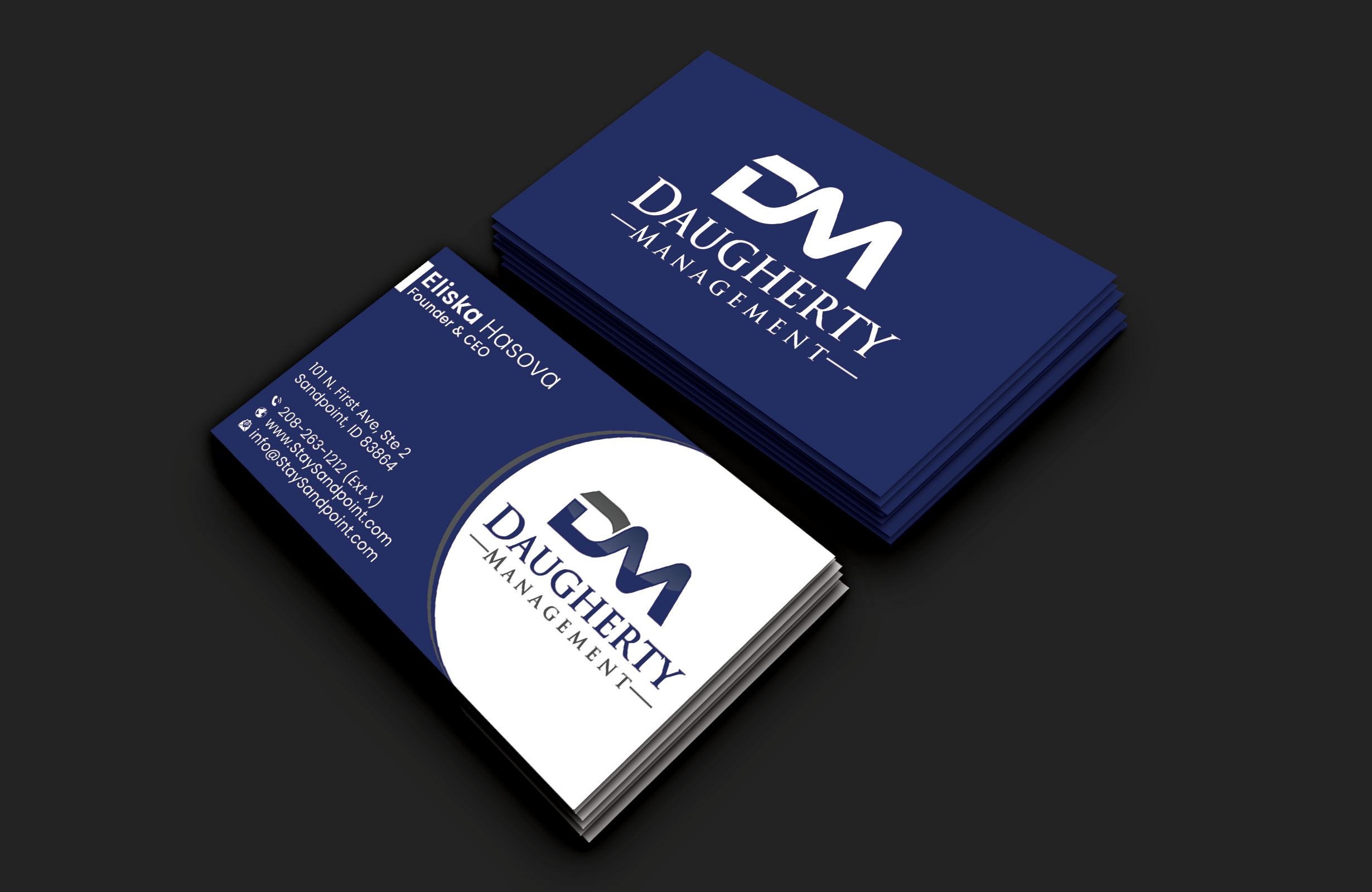Business Card Design by DesignerShahadat for Daugherty Management LLC | Design #34238699