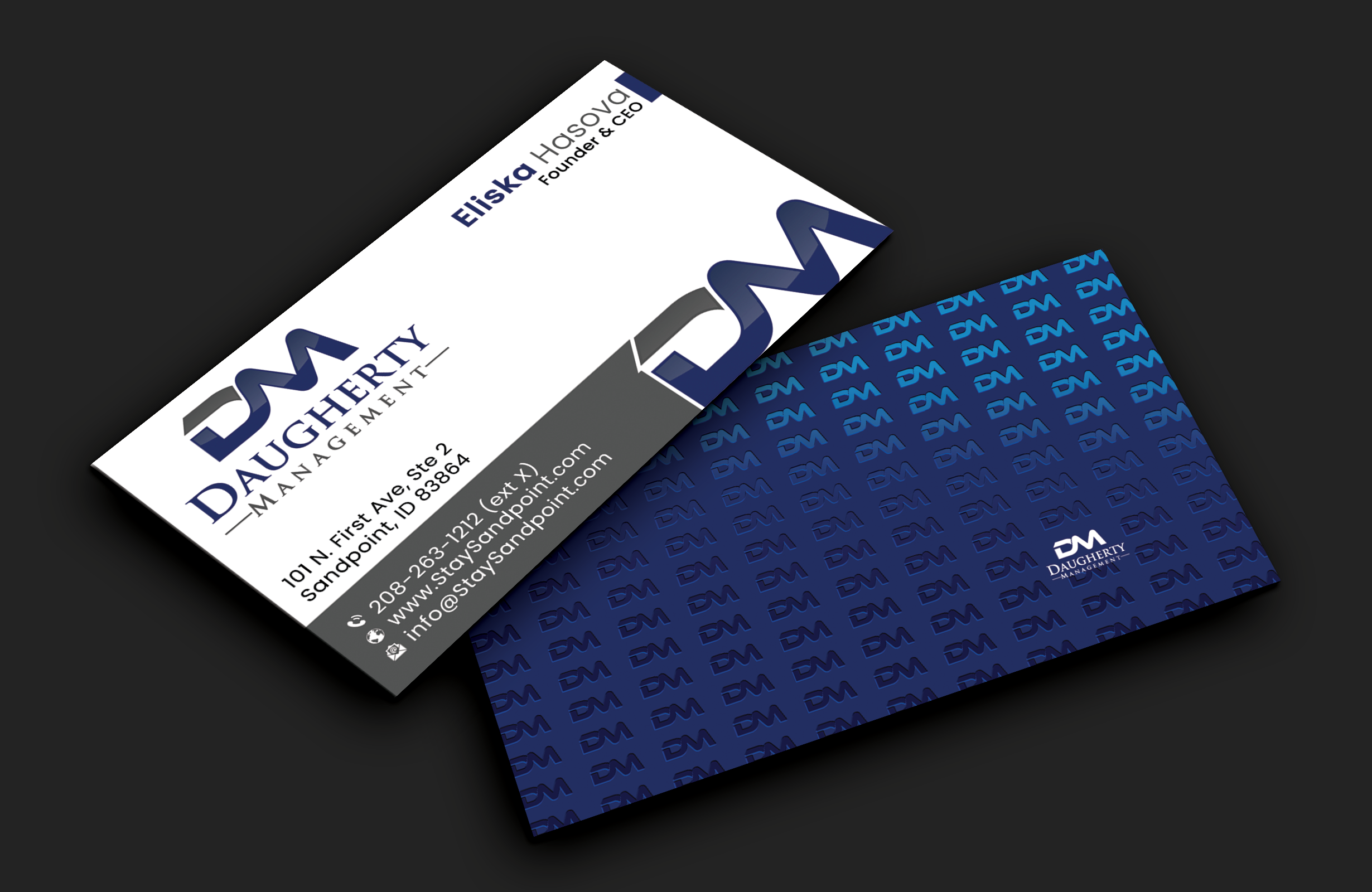 Business Card Design by DesignerShahadat for Daugherty Management LLC | Design #34238705