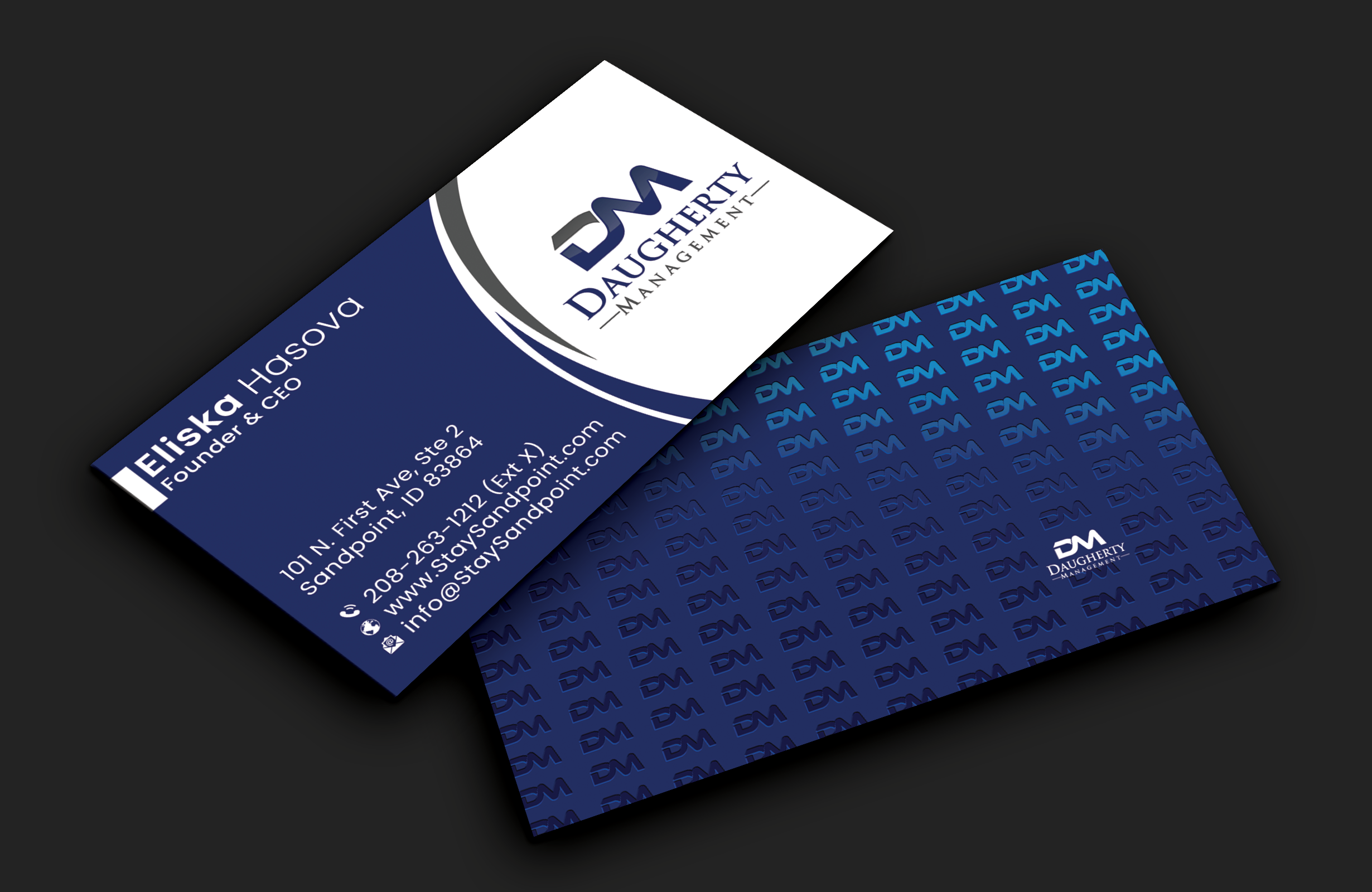 Business Card Design by DesignerShahadat for Daugherty Management LLC | Design #34238706