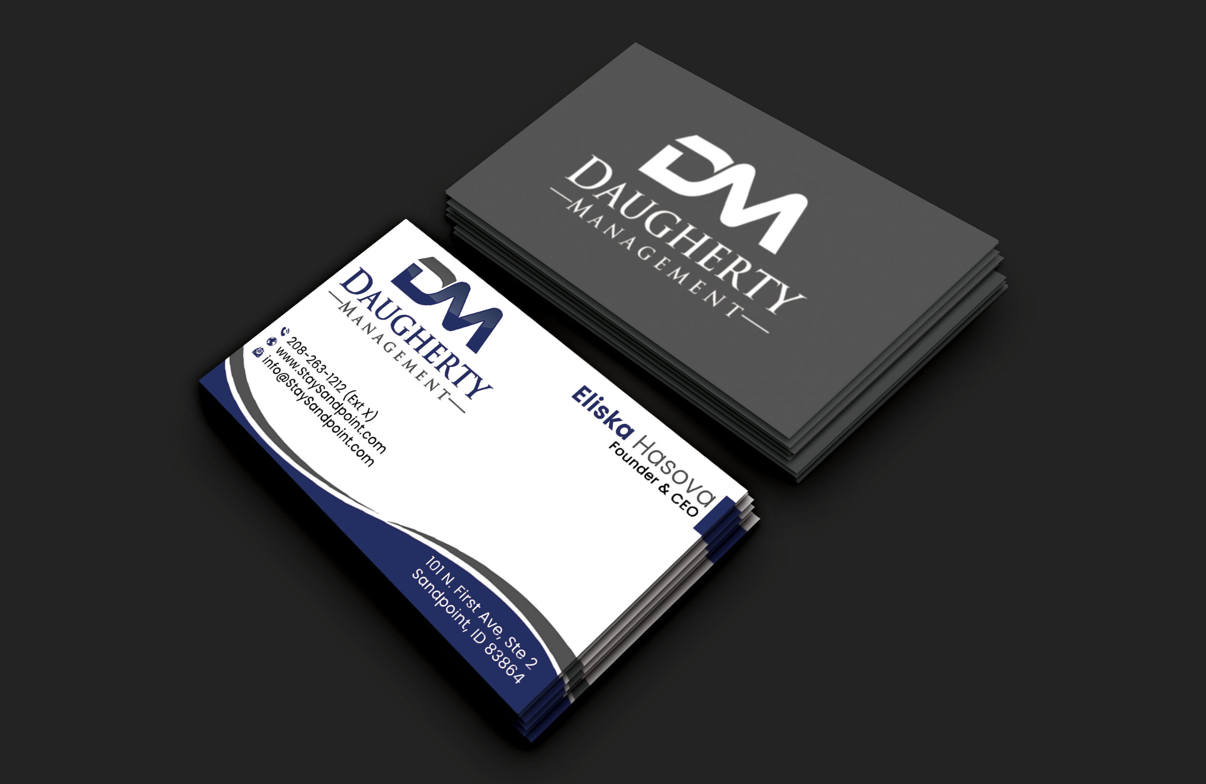 Business Card Design by DesignerShahadat for Daugherty Management LLC | Design #34238708