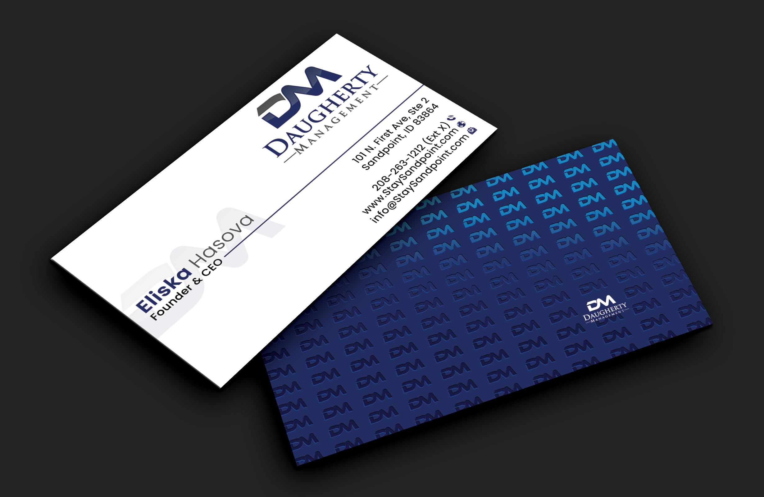Business Card Design by DesignerShahadat for Daugherty Management LLC | Design #34238710