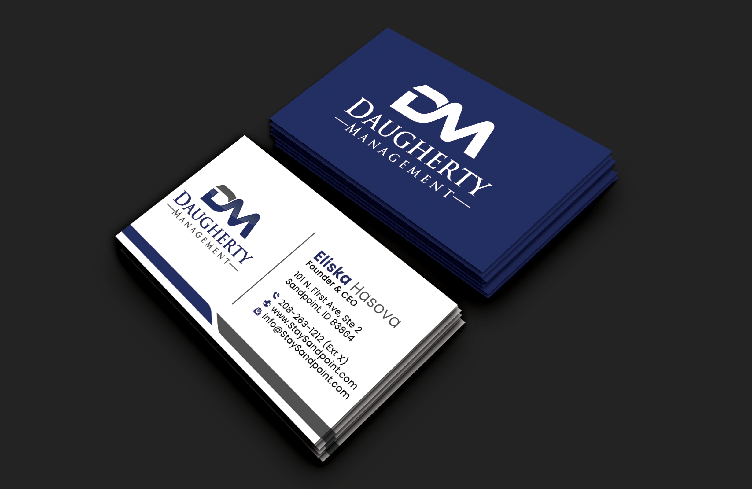 Business Card Design by DesignerShahadat for Daugherty Management LLC | Design #34238842