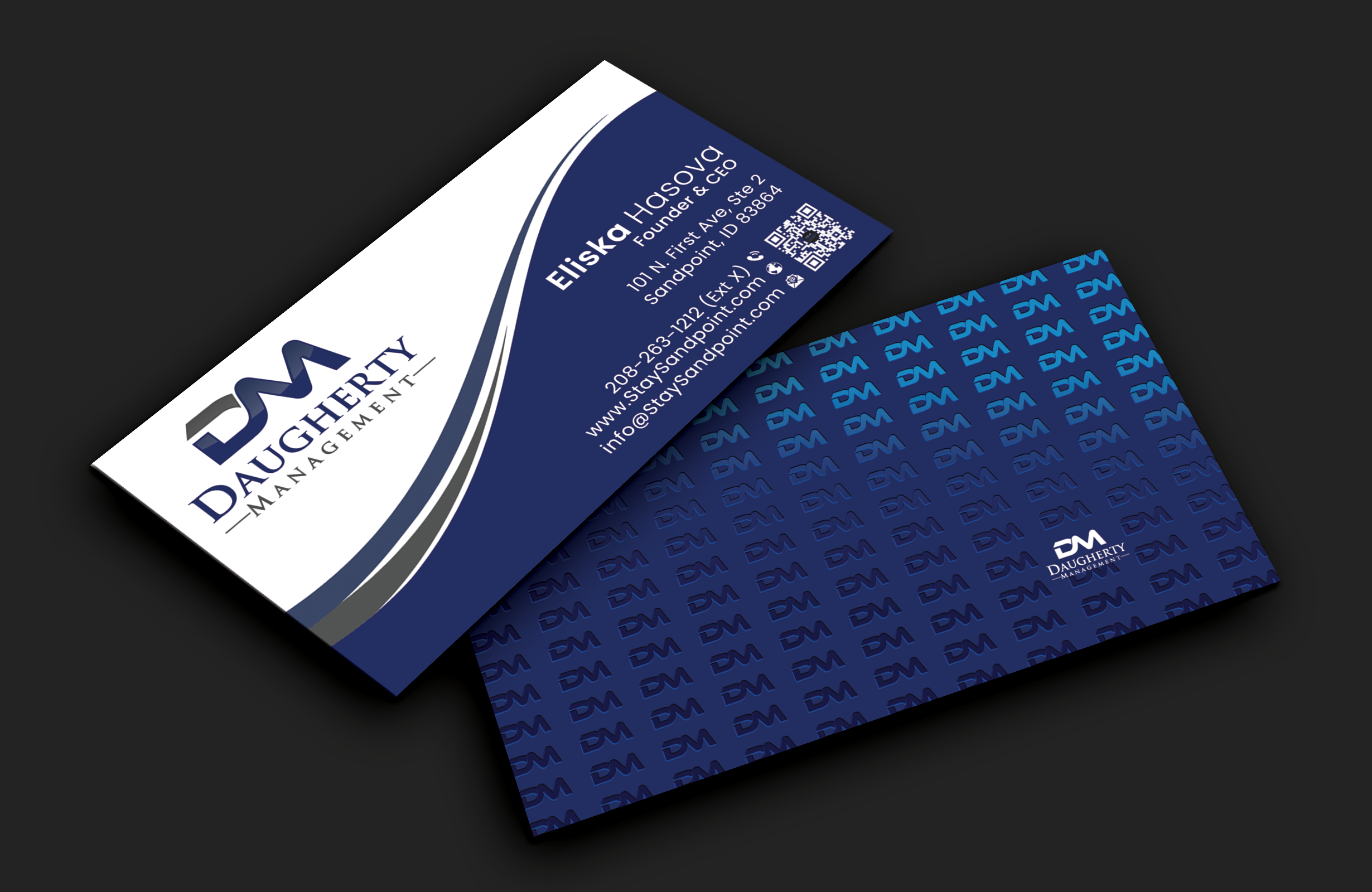 Business Card Design by DesignerShahadat for Daugherty Management LLC | Design #34238862