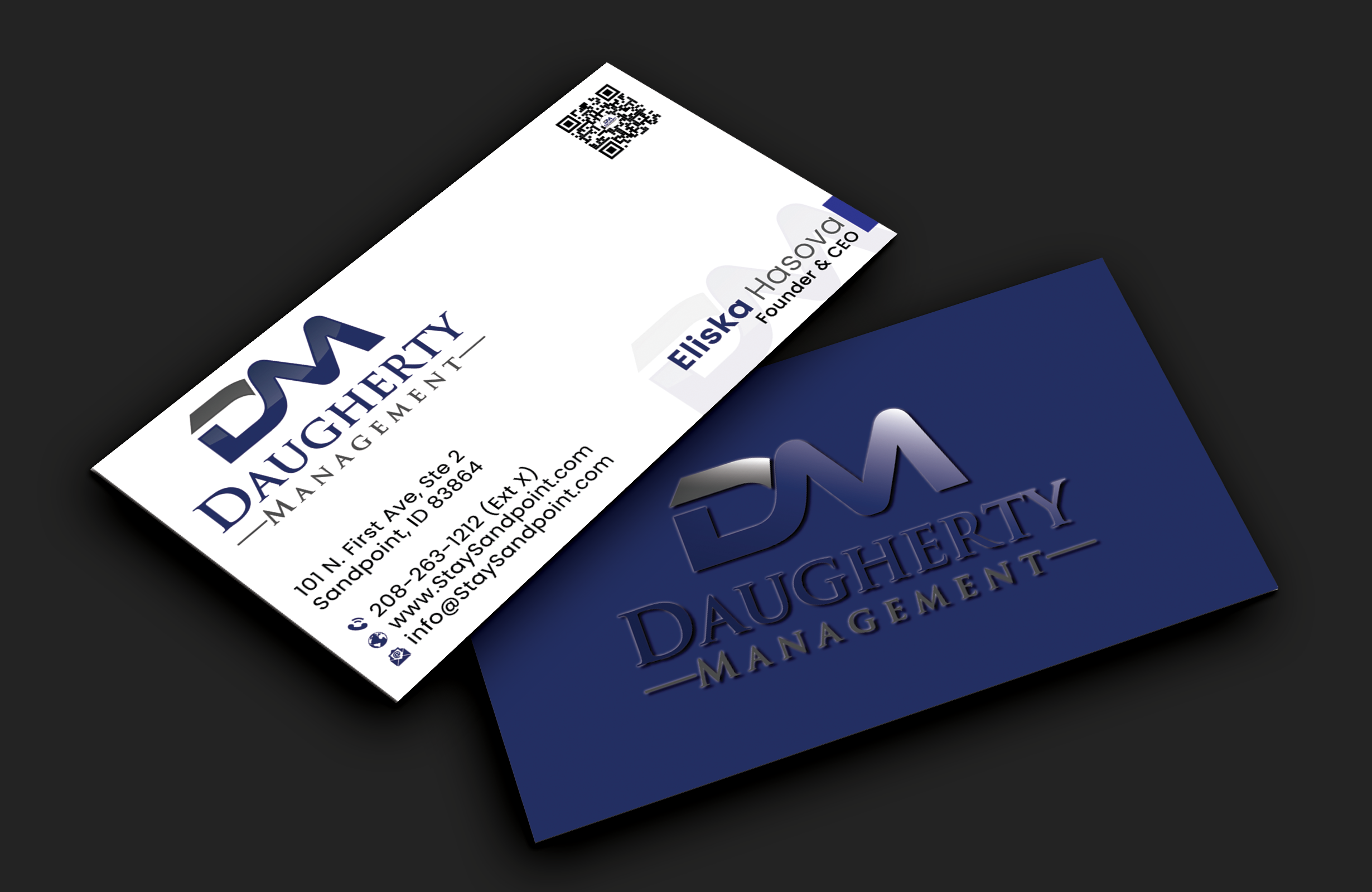 Diseño de Tarjeta de Presentación por DesignerShahadat para Daugherty Management LLC | Diseño #34238865
