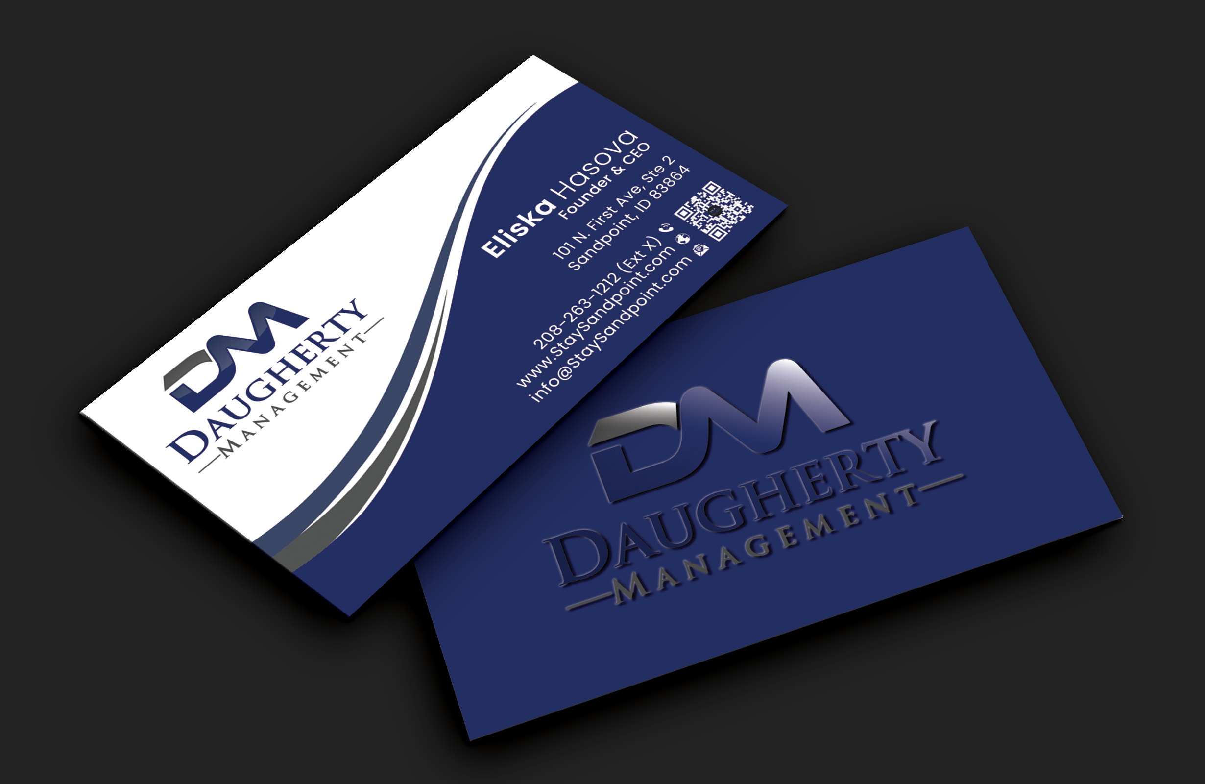 Visitenkarten-Design von DesignerShahadat für Daugherty Management LLC | Design #34238866