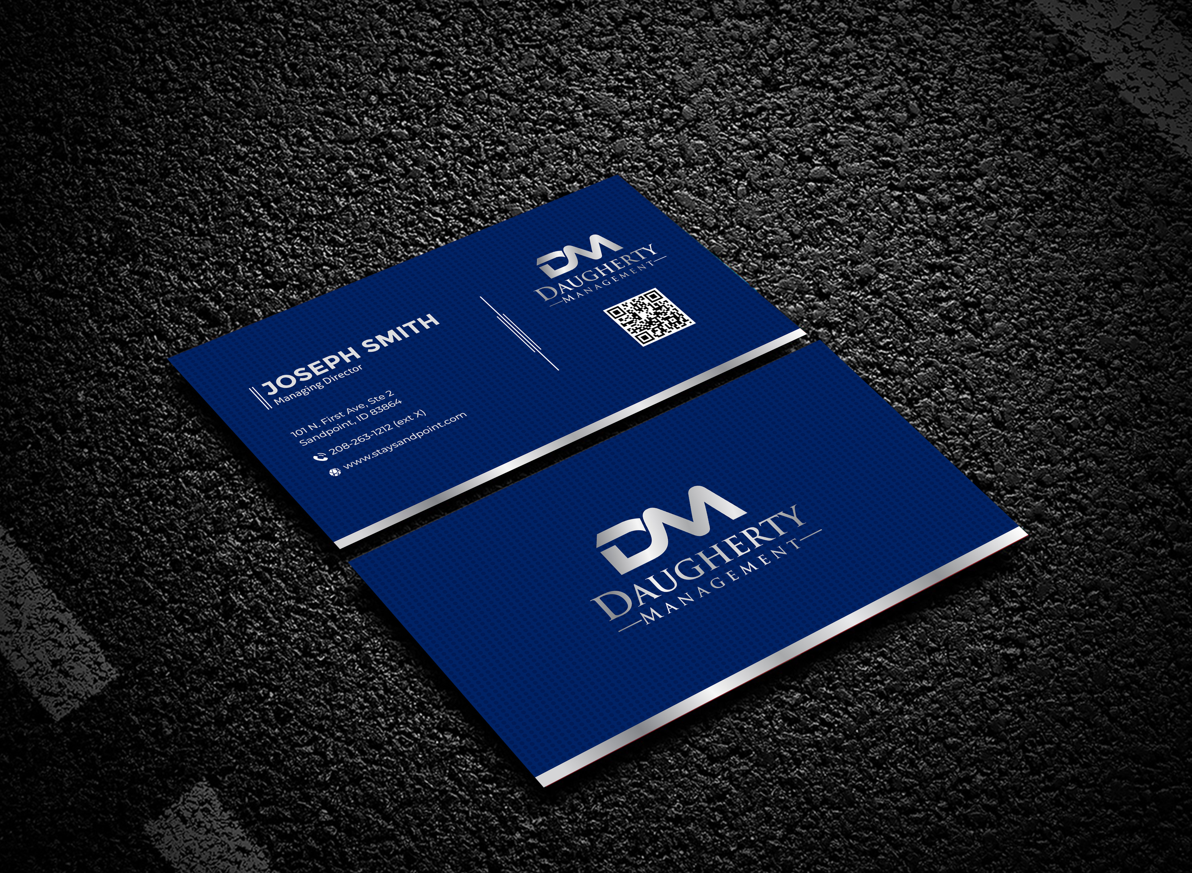 Design de Carte de Visite par artbitin pour Daugherty Management LLC | Design #34243679