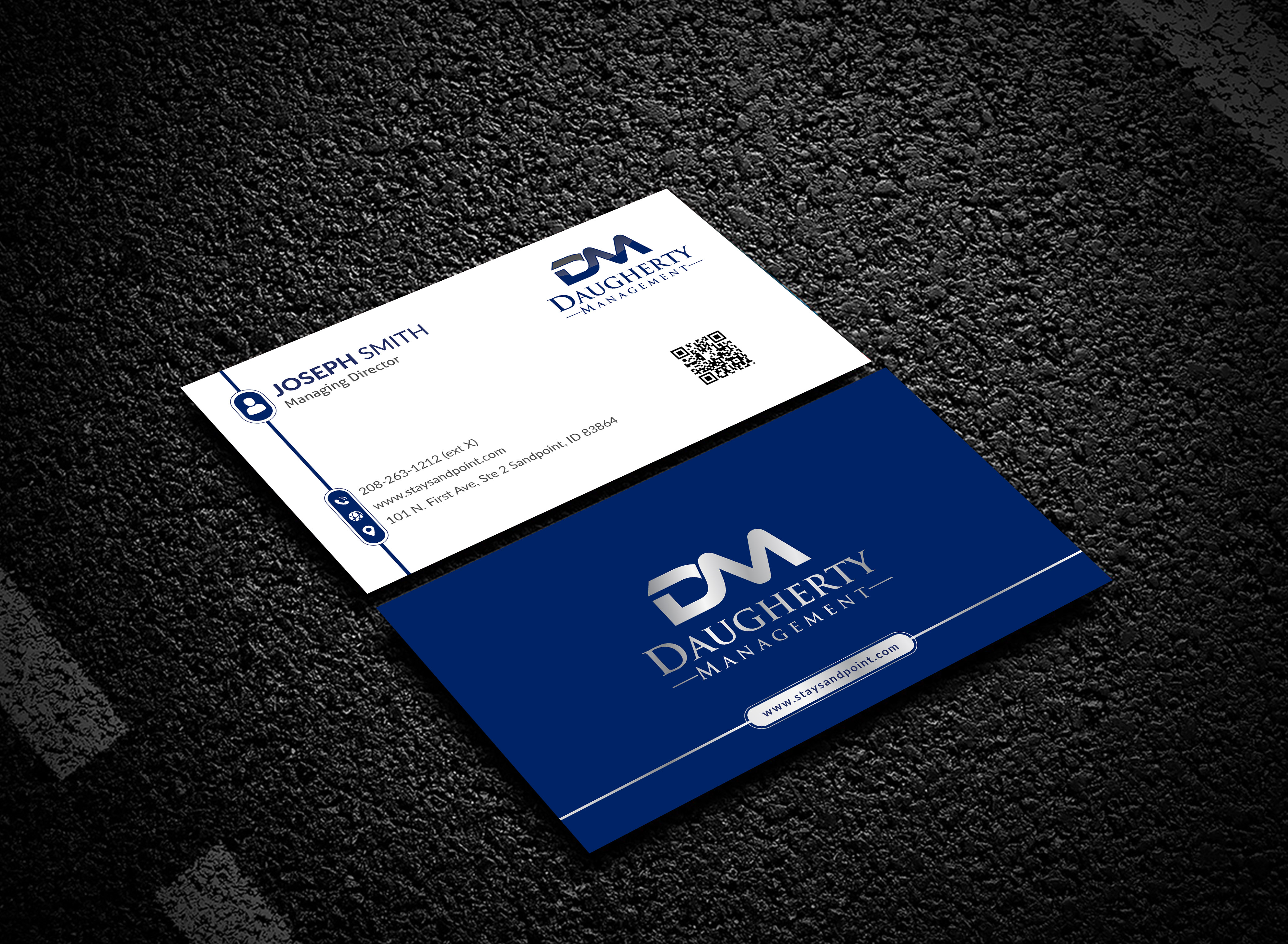 Diseño de Tarjeta de Presentación por artbitin para Daugherty Management LLC | Diseño #34243682