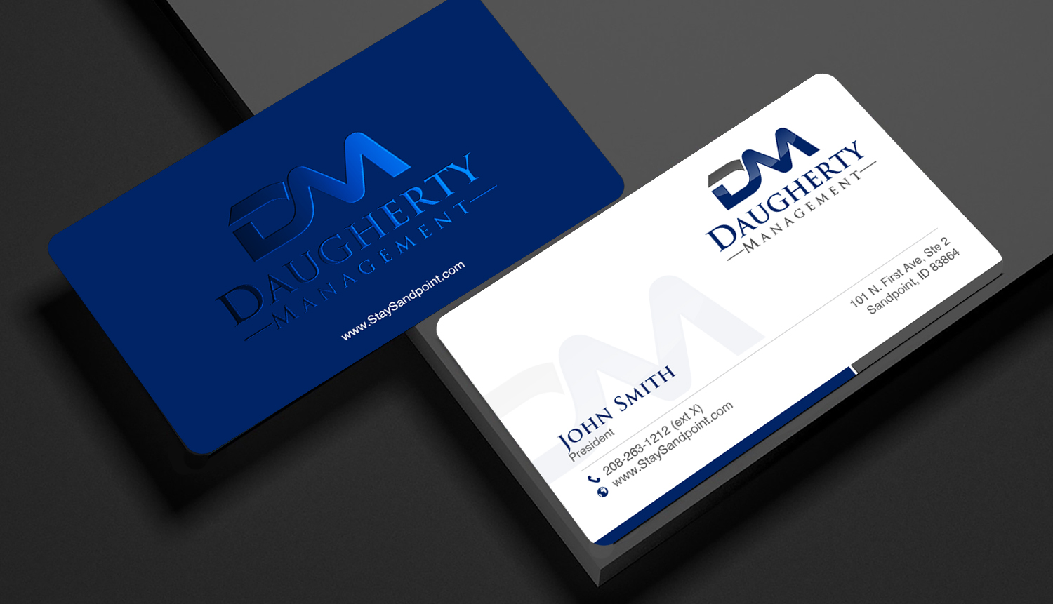Business Card Design by chandrayaan.creative for Daugherty Management LLC | Design #34237043