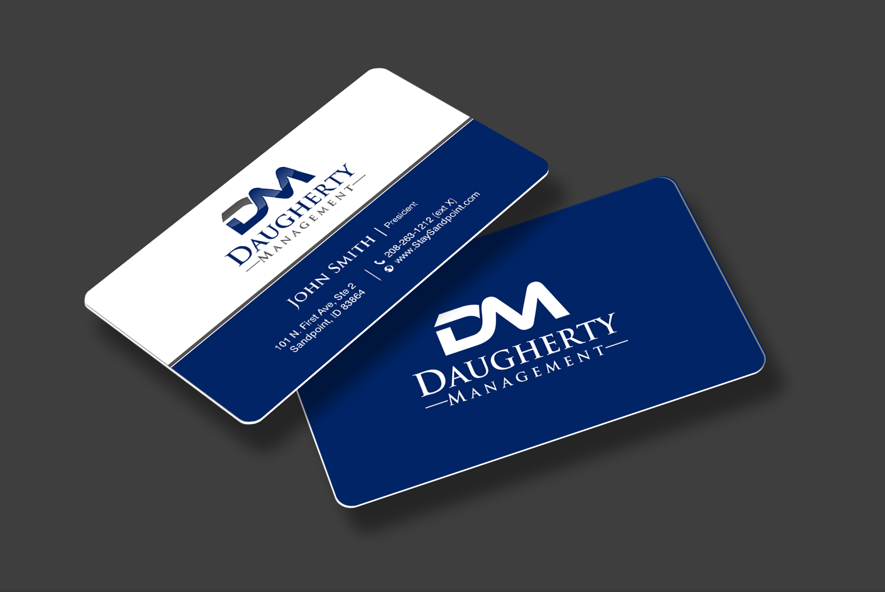 Business Card Design by chandrayaan.creative for Daugherty Management LLC | Design #34237045