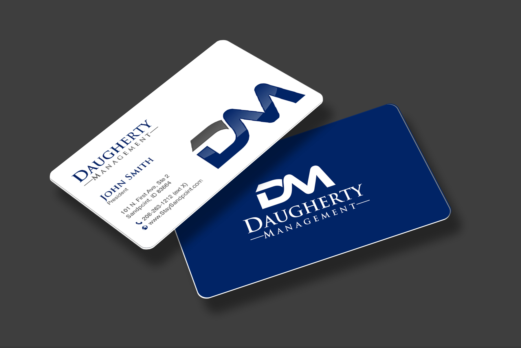 Diseño de Tarjeta de Presentación por chandrayaan.creative para Daugherty Management LLC | Diseño #34237047