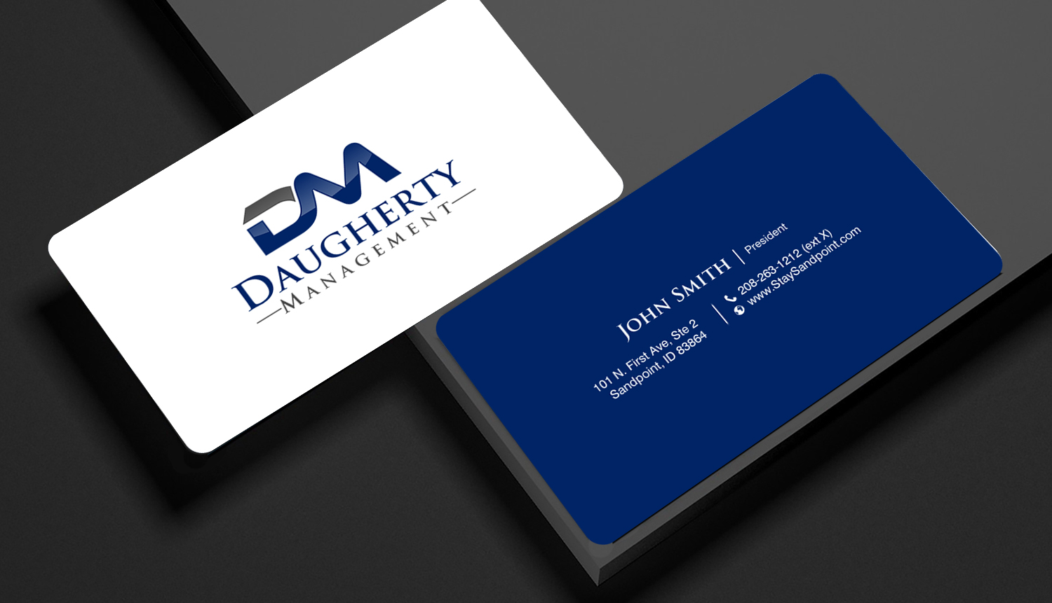 Business Card Design by chandrayaan.creative for Daugherty Management LLC | Design #34237051