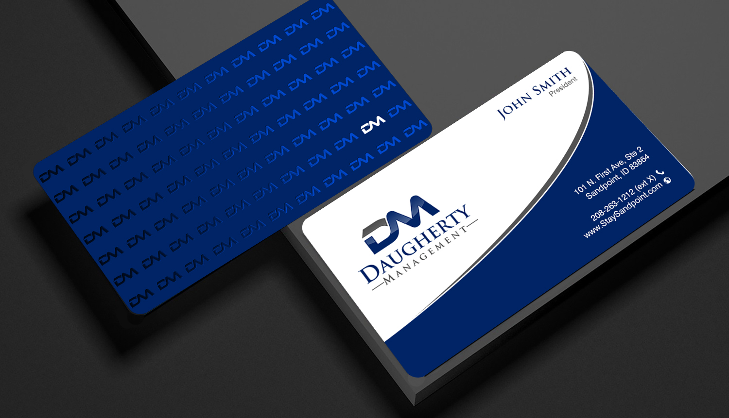 Business Card Design by chandrayaan.creative for Daugherty Management LLC | Design #34237058