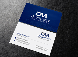 Design de Carte de Visite par R.design pour Daugherty Management LLC | Design : #34234584