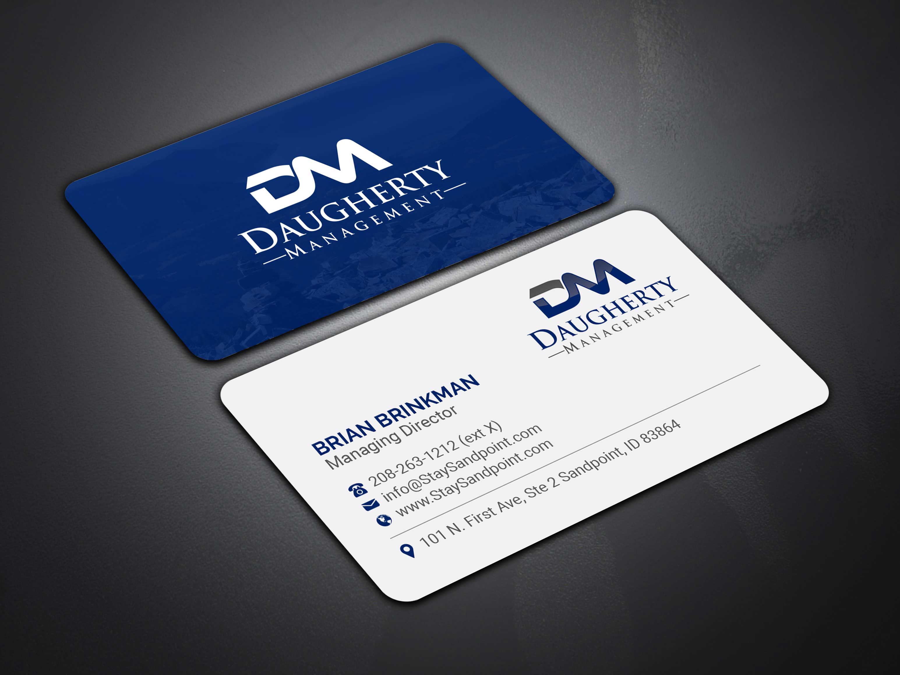 Diseño de Tarjeta de Presentación por R.design para Daugherty Management LLC | Diseño #34234601